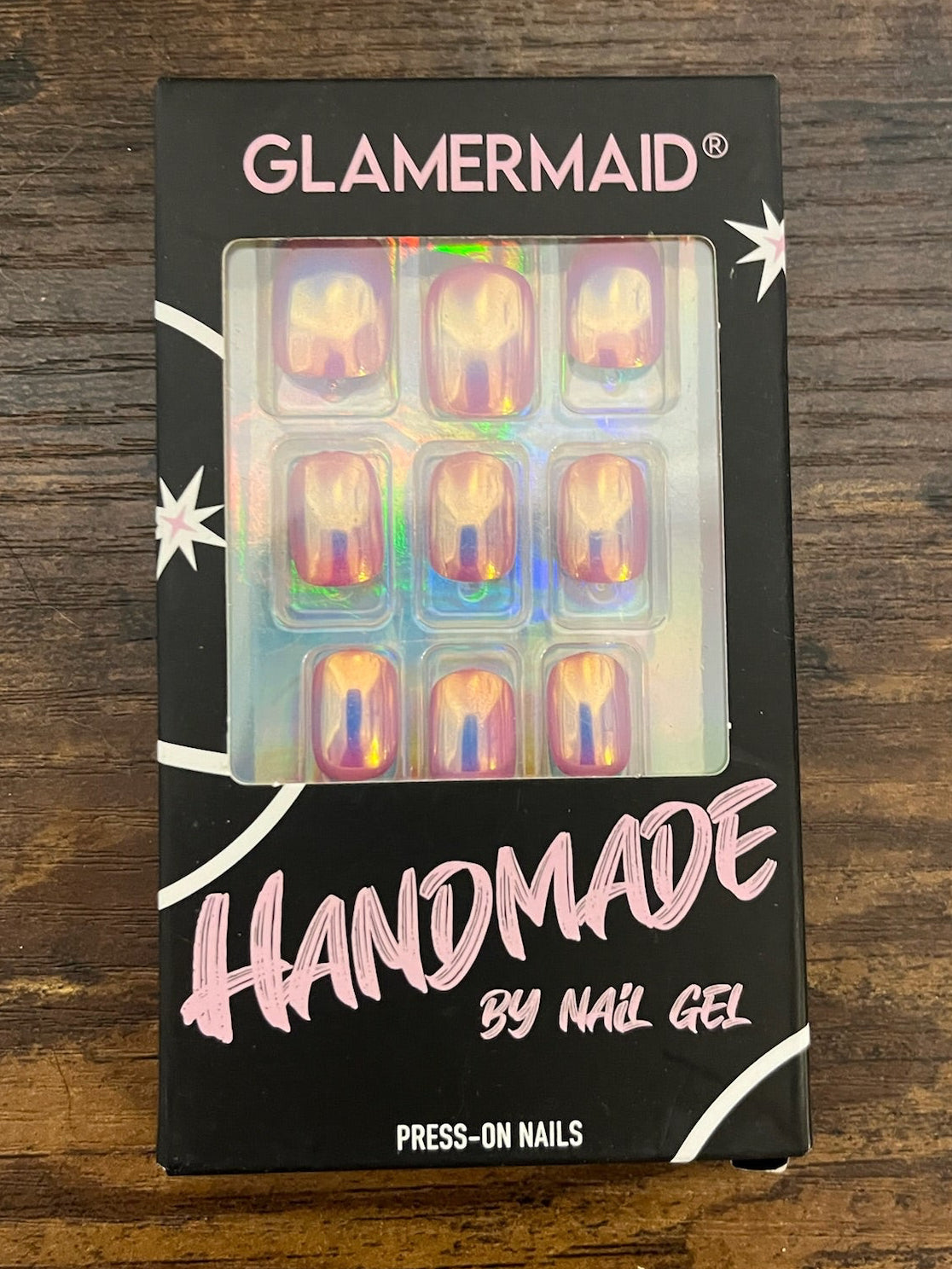 New Pink Fluorescent Nails