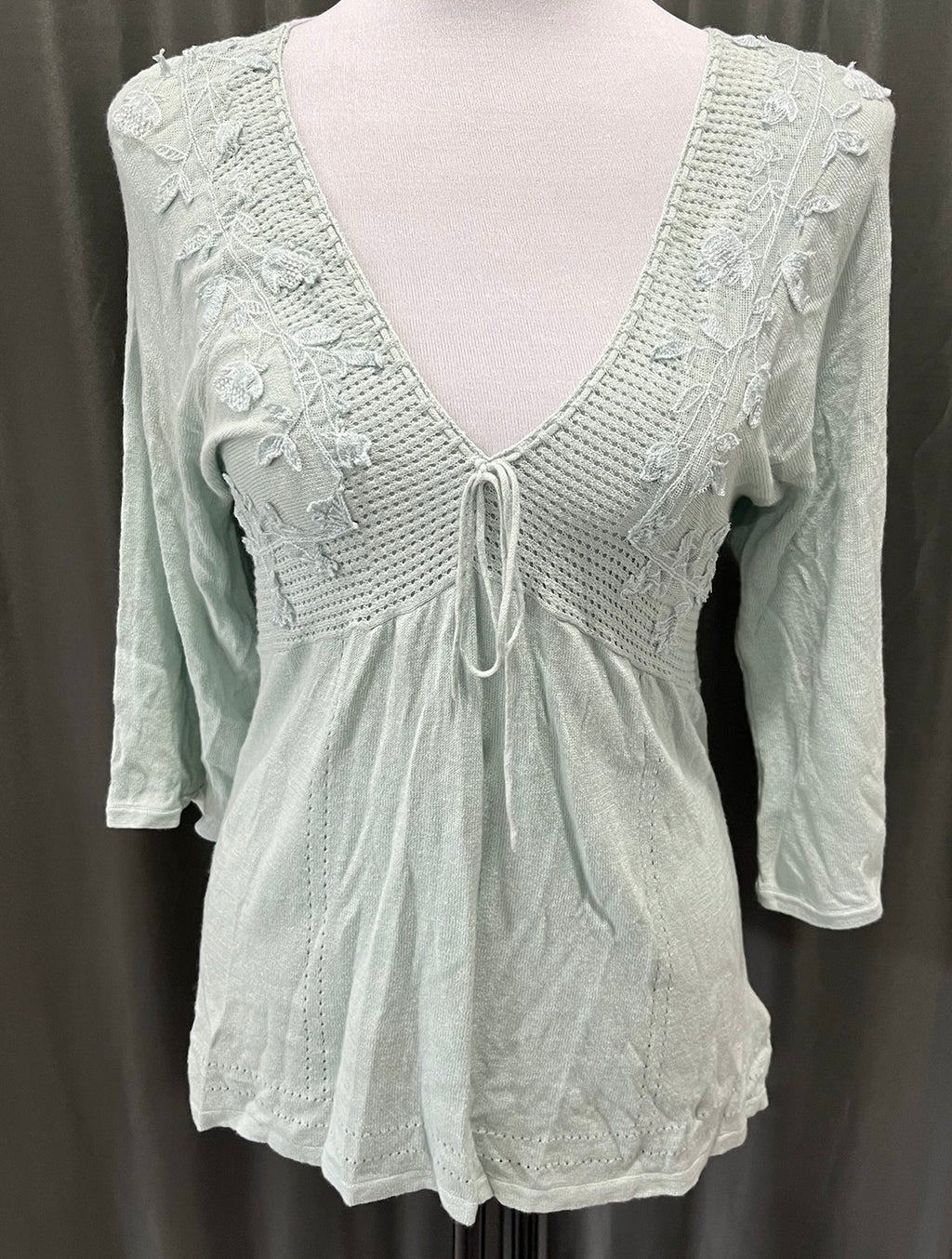 Women’s Blue Knitted Shirt image 0