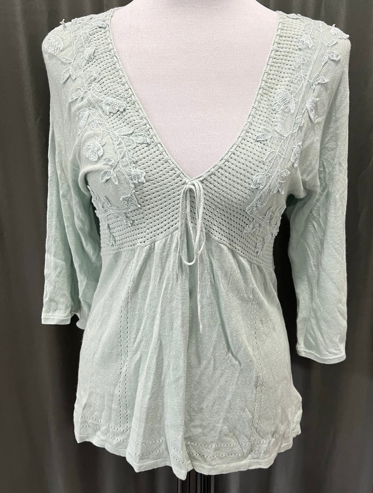 Women’s Blue Knitted Shirt image 0