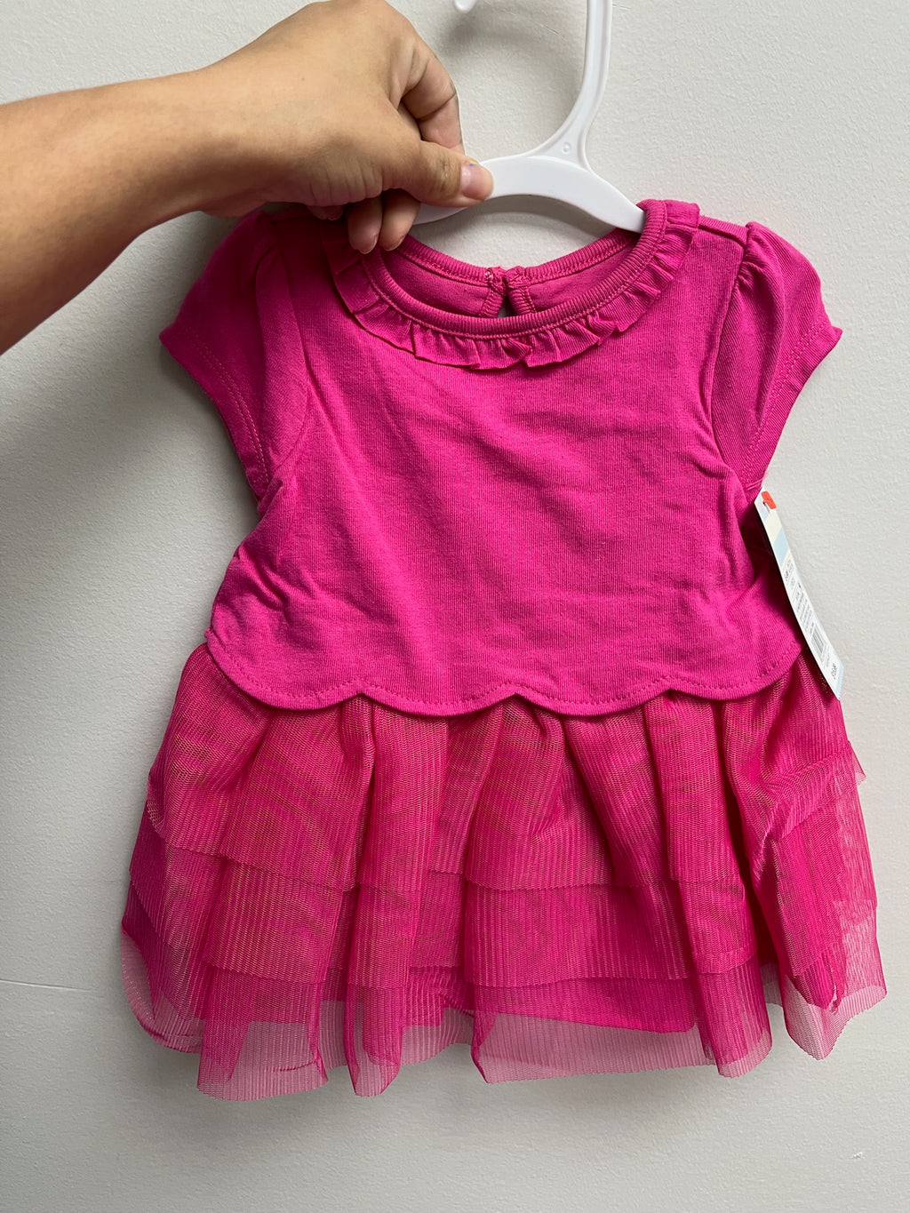 New Girls Pink Two Piece Dress & Underwear Set