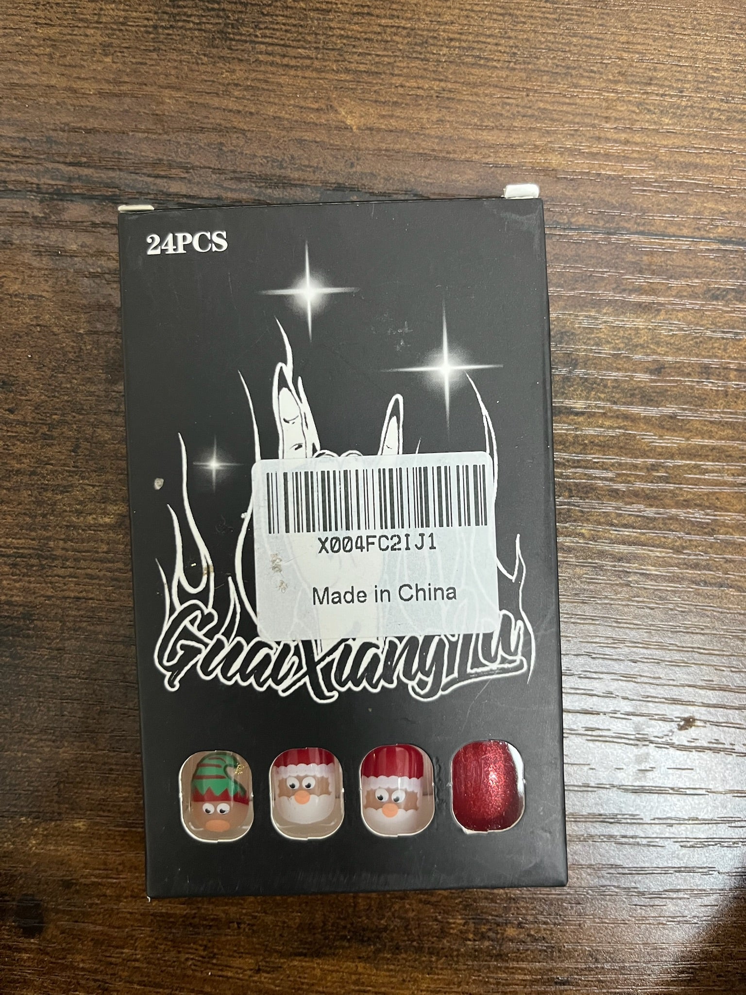 New Christmas Santa & Elf Nail Set