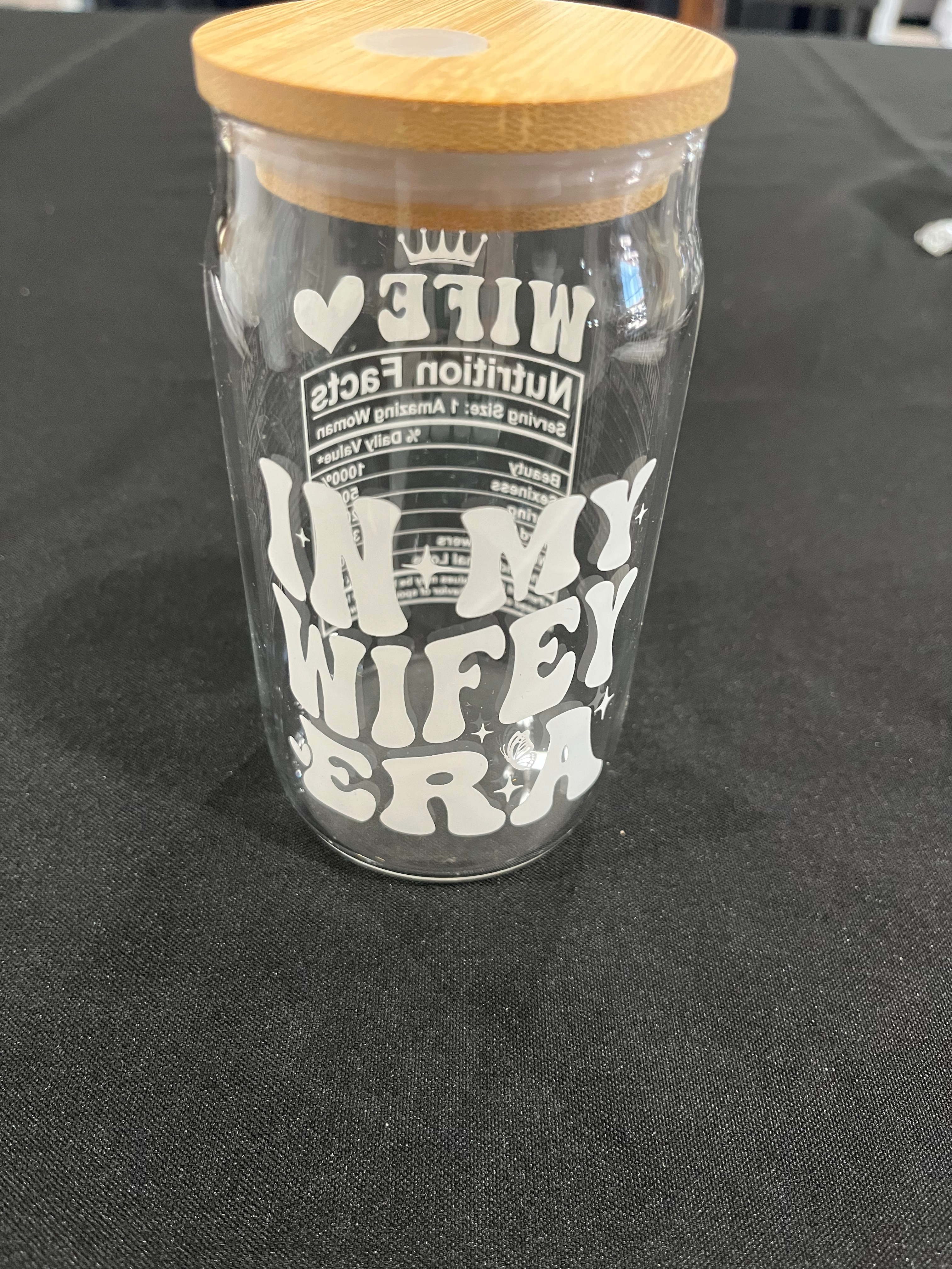 New Glass In My Wifey Era Cup Set image 0