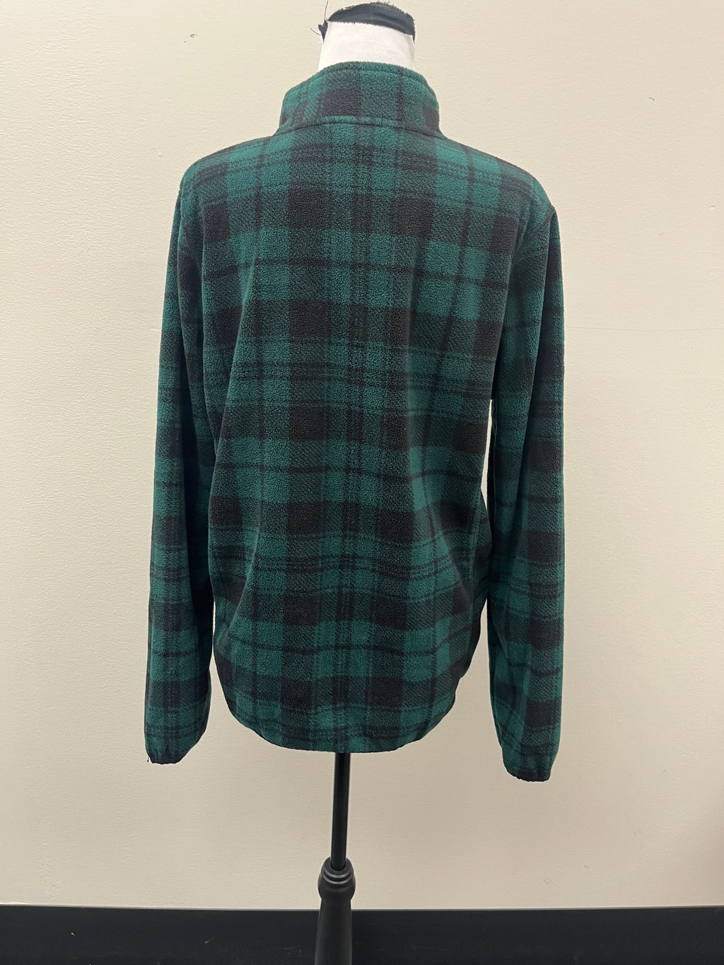 Used Women’s Green Flannel Sweater