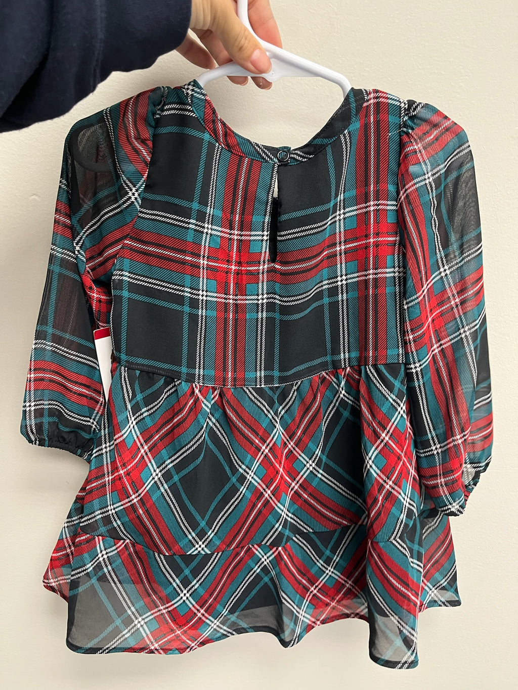 New Baby Girls Flannel Dress