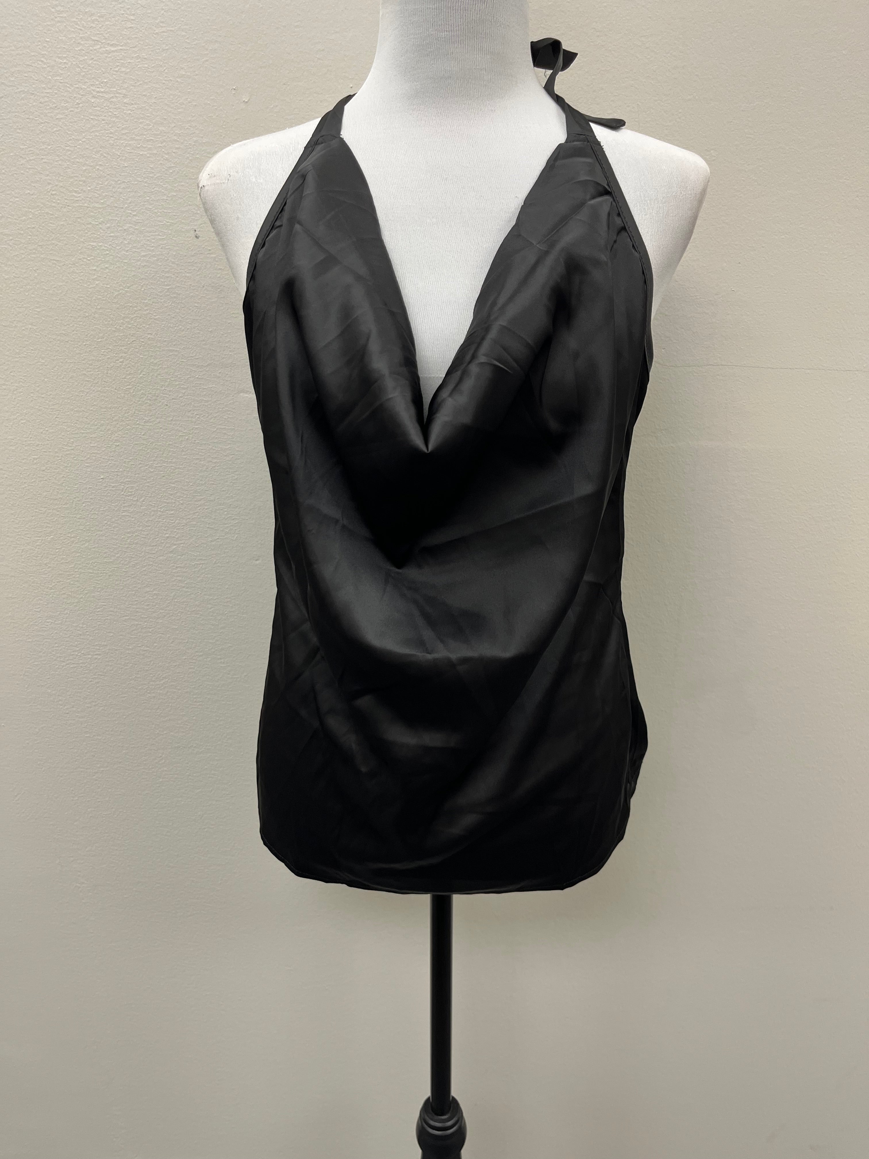 Used Women’s Black Halter Top