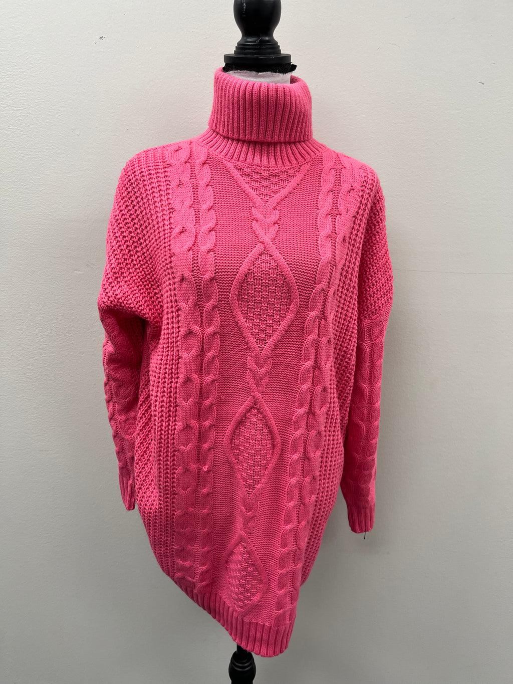 Used Women’s Pink Knitted Sweater Shirt