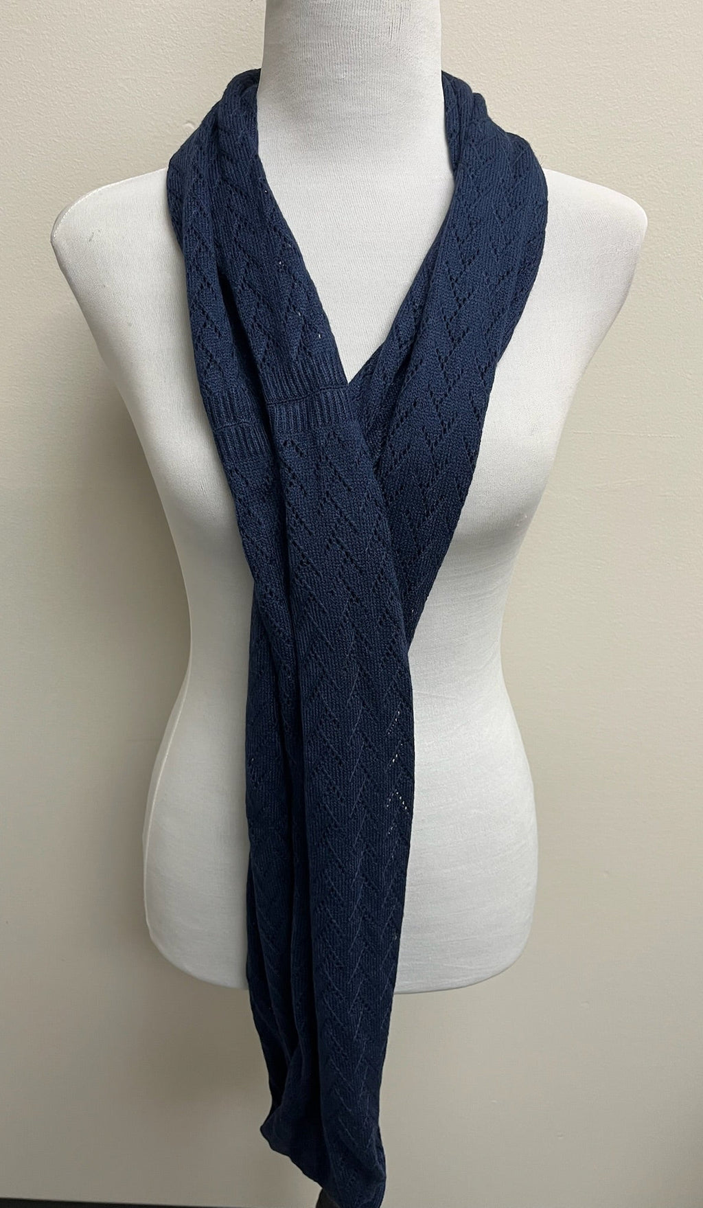Navy Blue Scarf