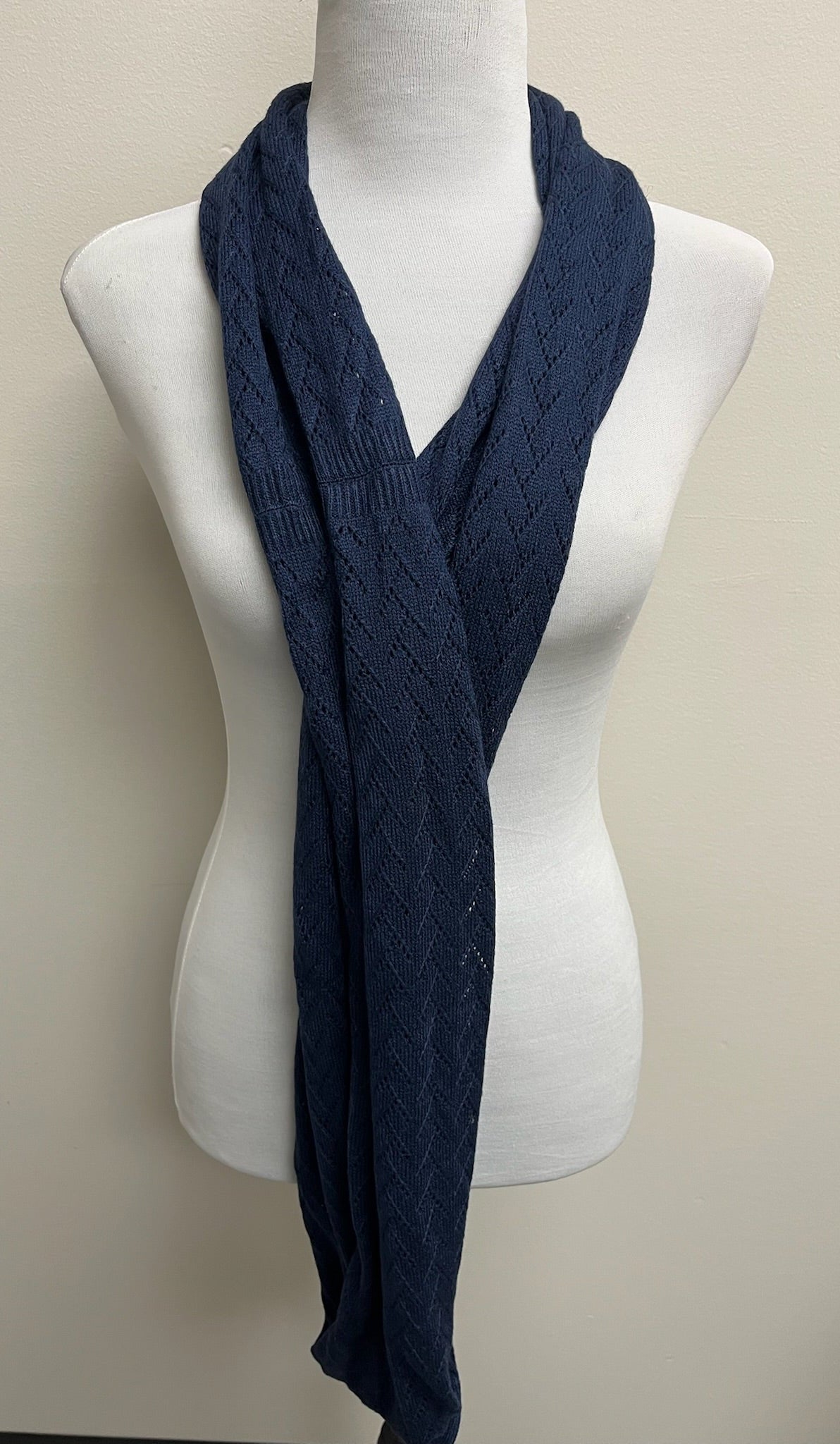 Navy Blue Scarf