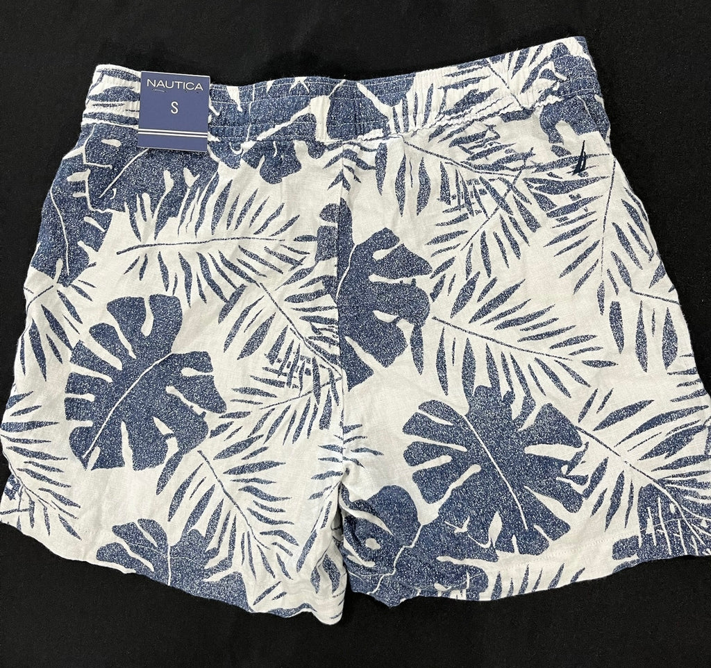 Women’s Blue Floral Summer Shorts image 2
