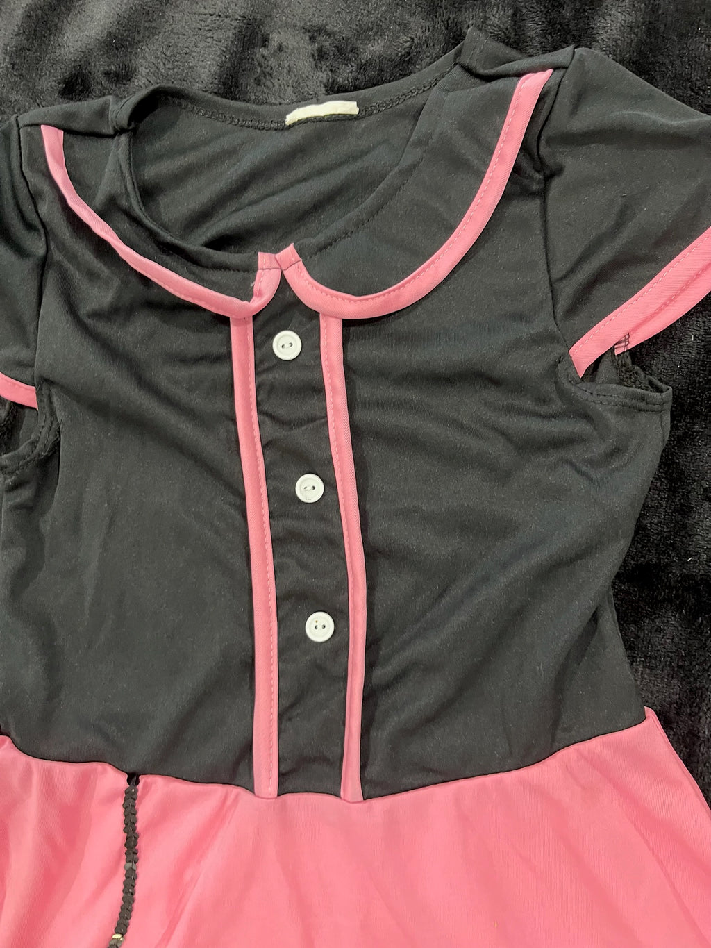 Girls Pink Lady Jacket & 50s Outfit Costume Set image 7