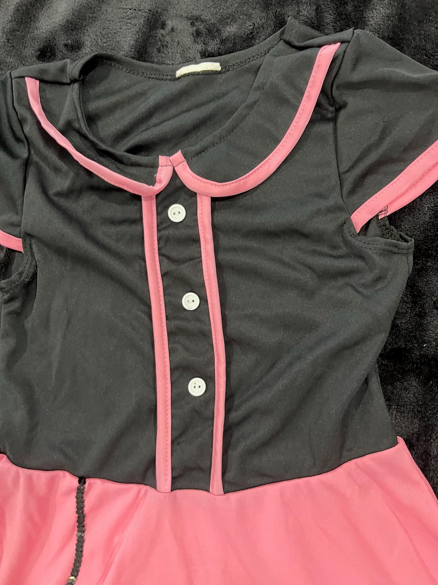 Girls Pink Lady Jacket & 50s Outfit Costume Set image 7