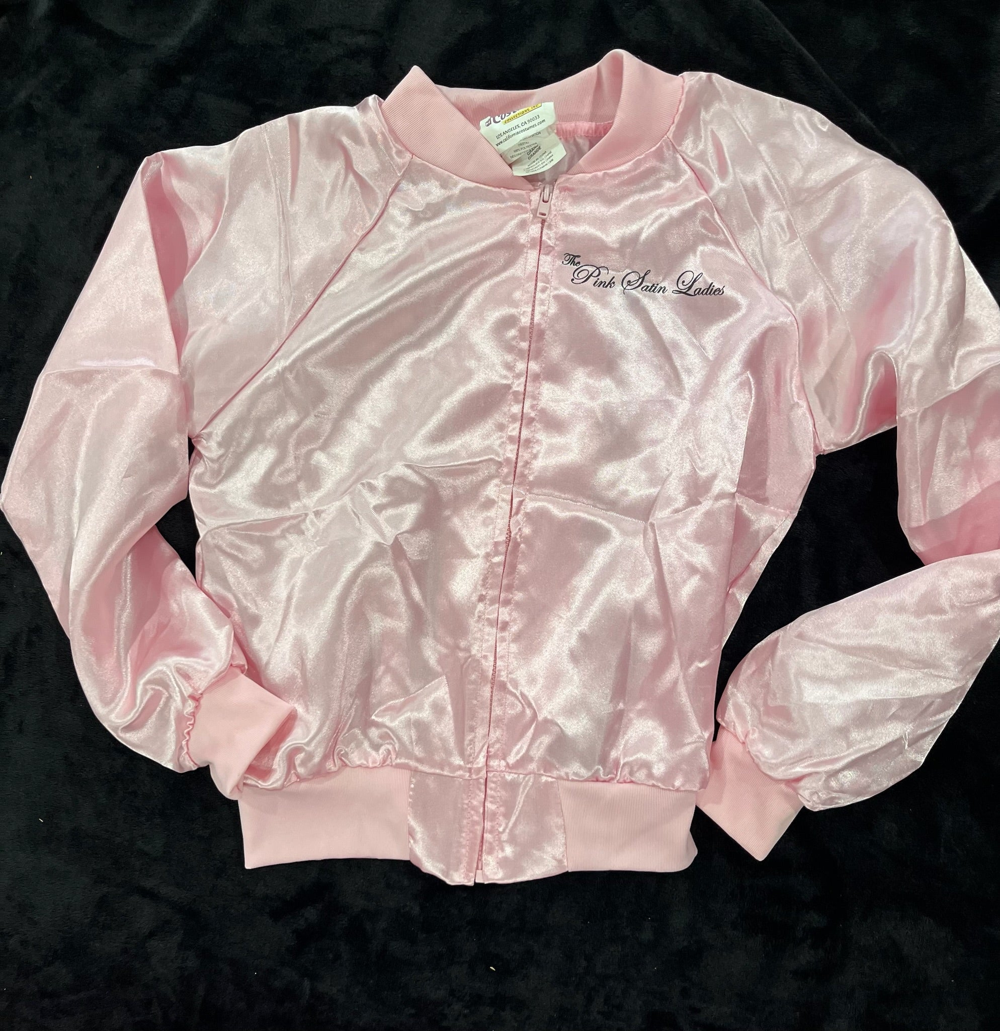 Girls Pink Lady Jacket & 50s Outfit Costume Set image 3