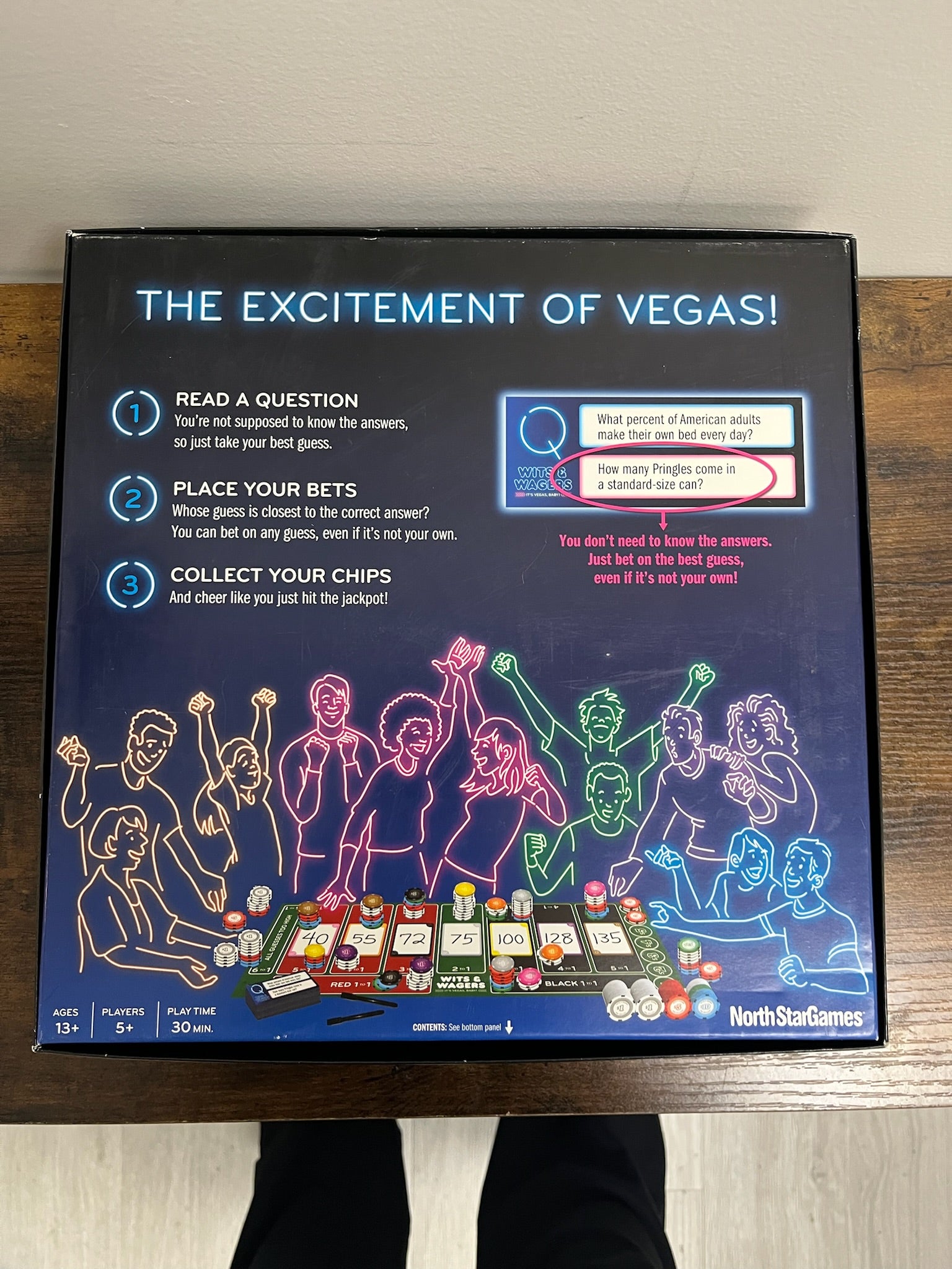 New Opened But Never Used Wits & Wagers Game