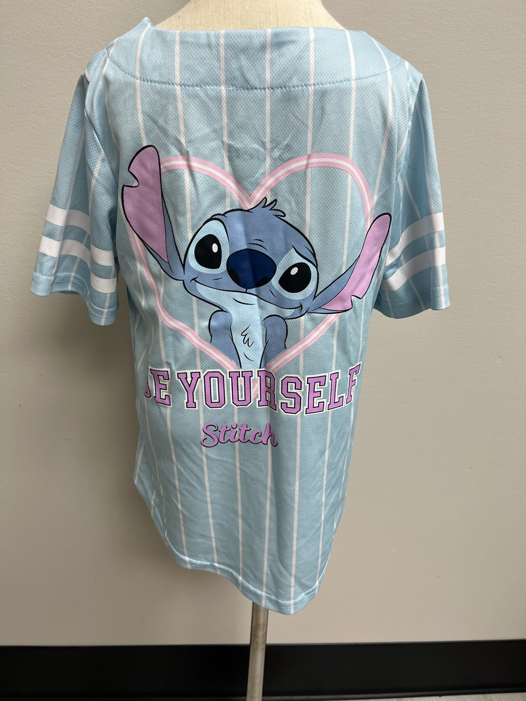 Girls Stitch Baseball Jersey Shirt