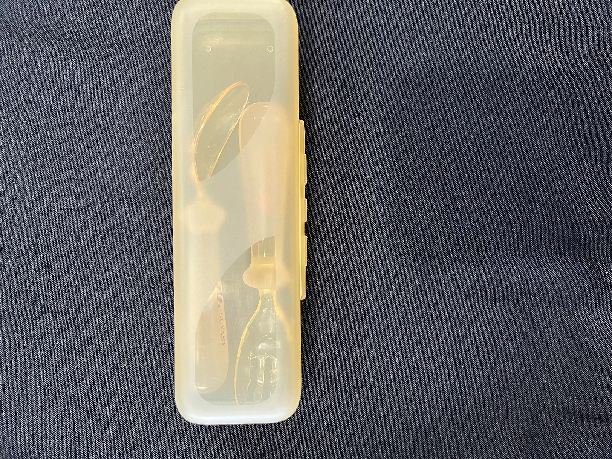 Two Piece Toddler Fork & Spoon With Travel Case