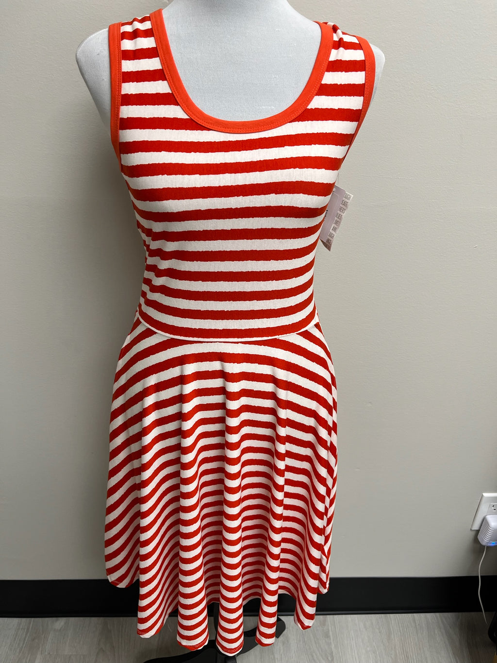 Women’s Red Chevron Dress