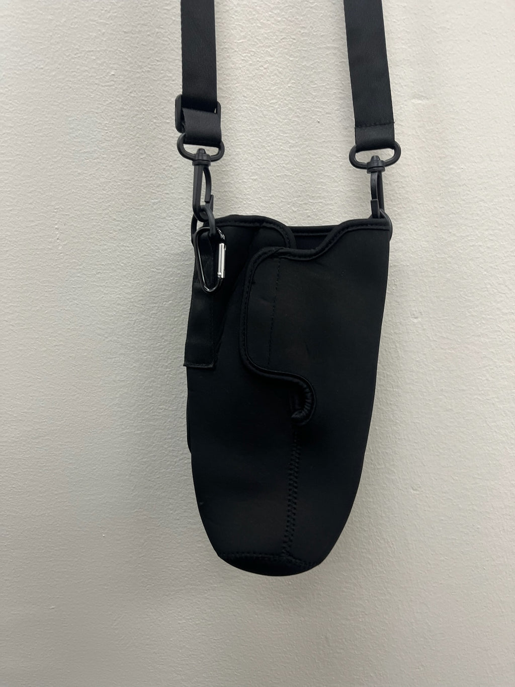 Black Water Bottle Crossbody Bag