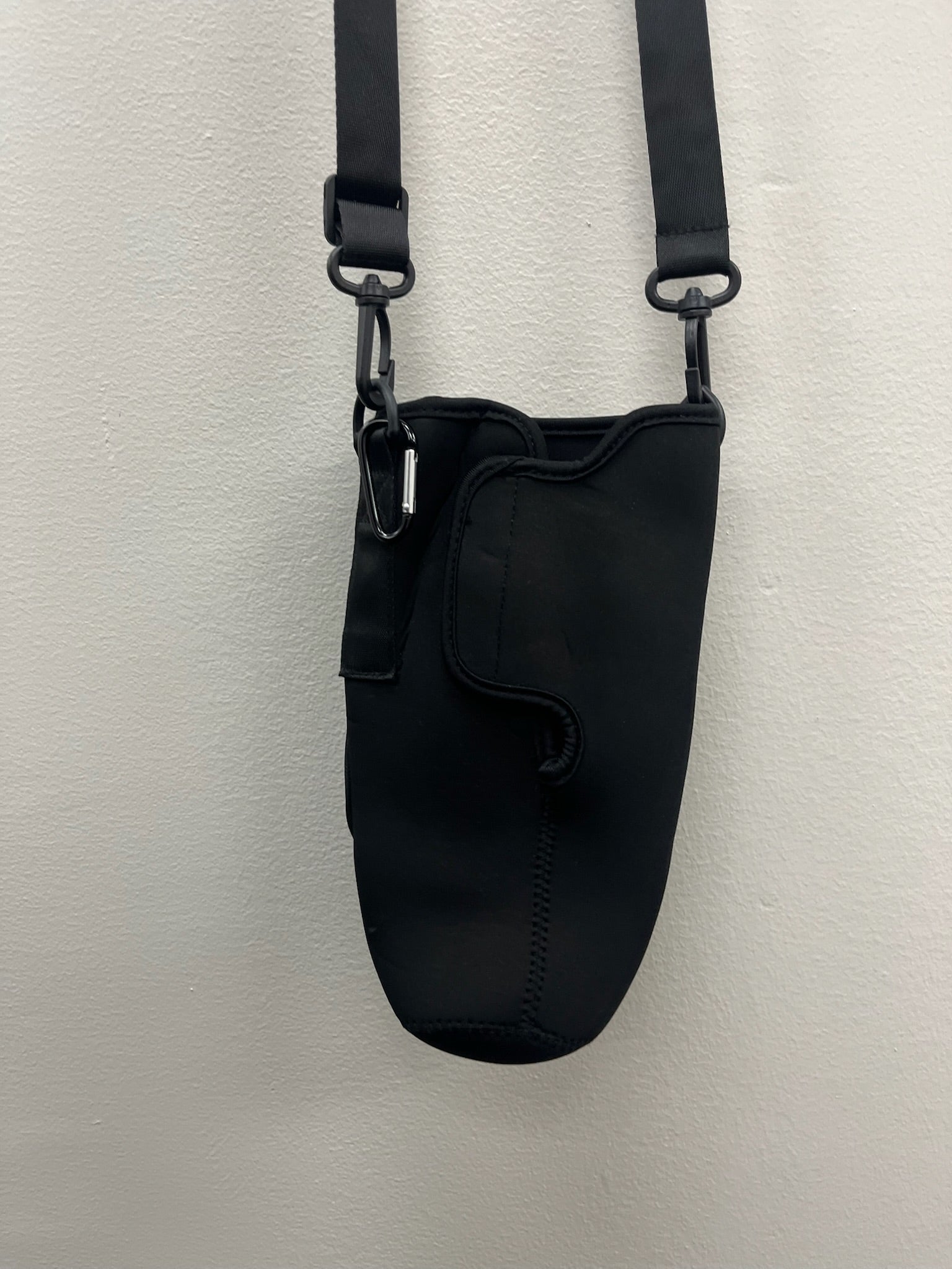 Black Water Bottle Crossbody Bag