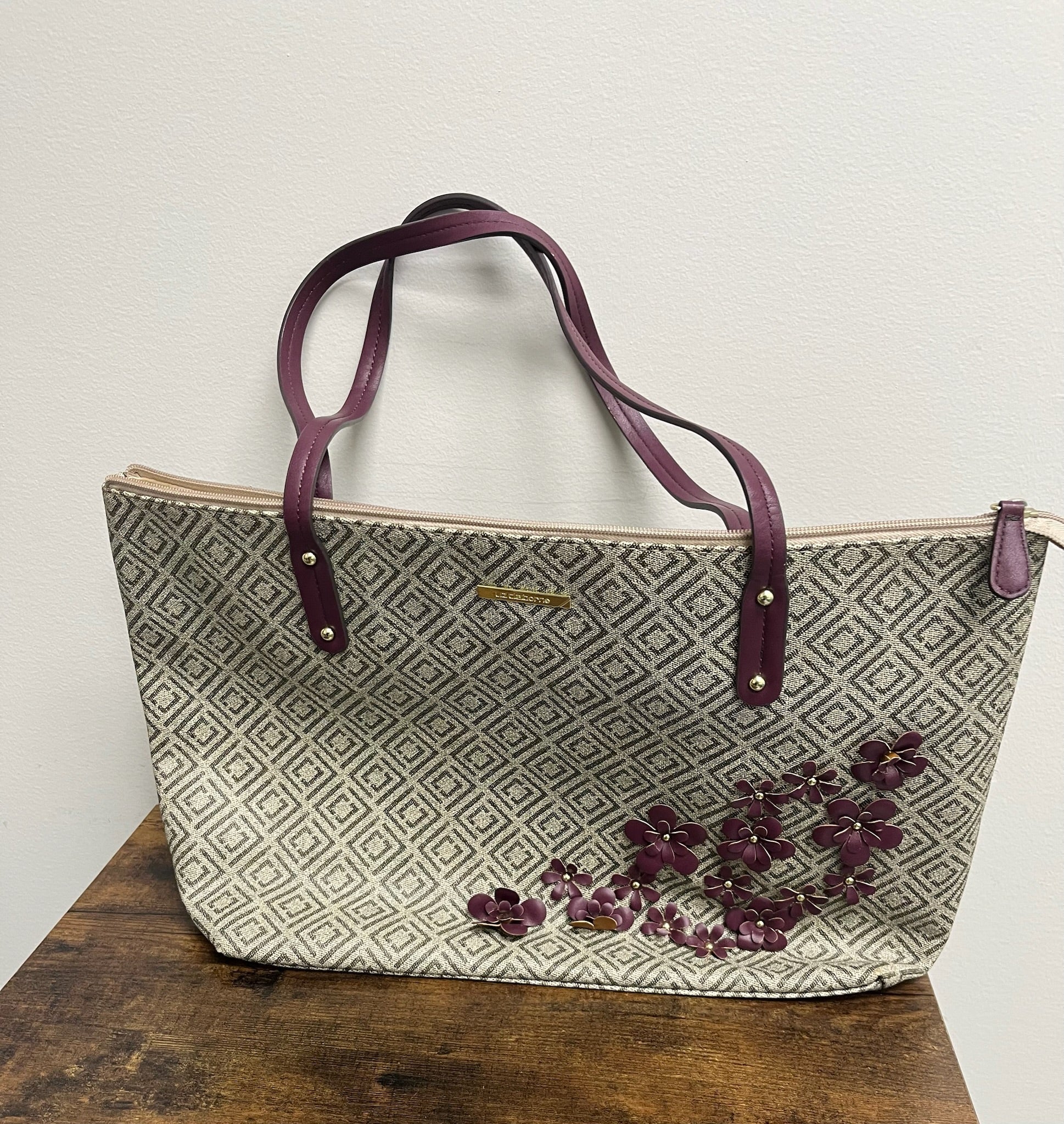 Used Floral Purse