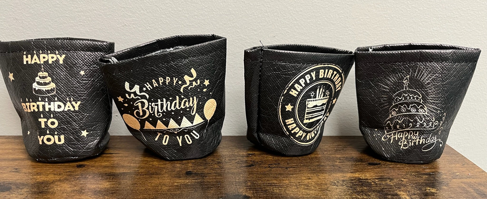New 4 Pack Of Birthday Koozie