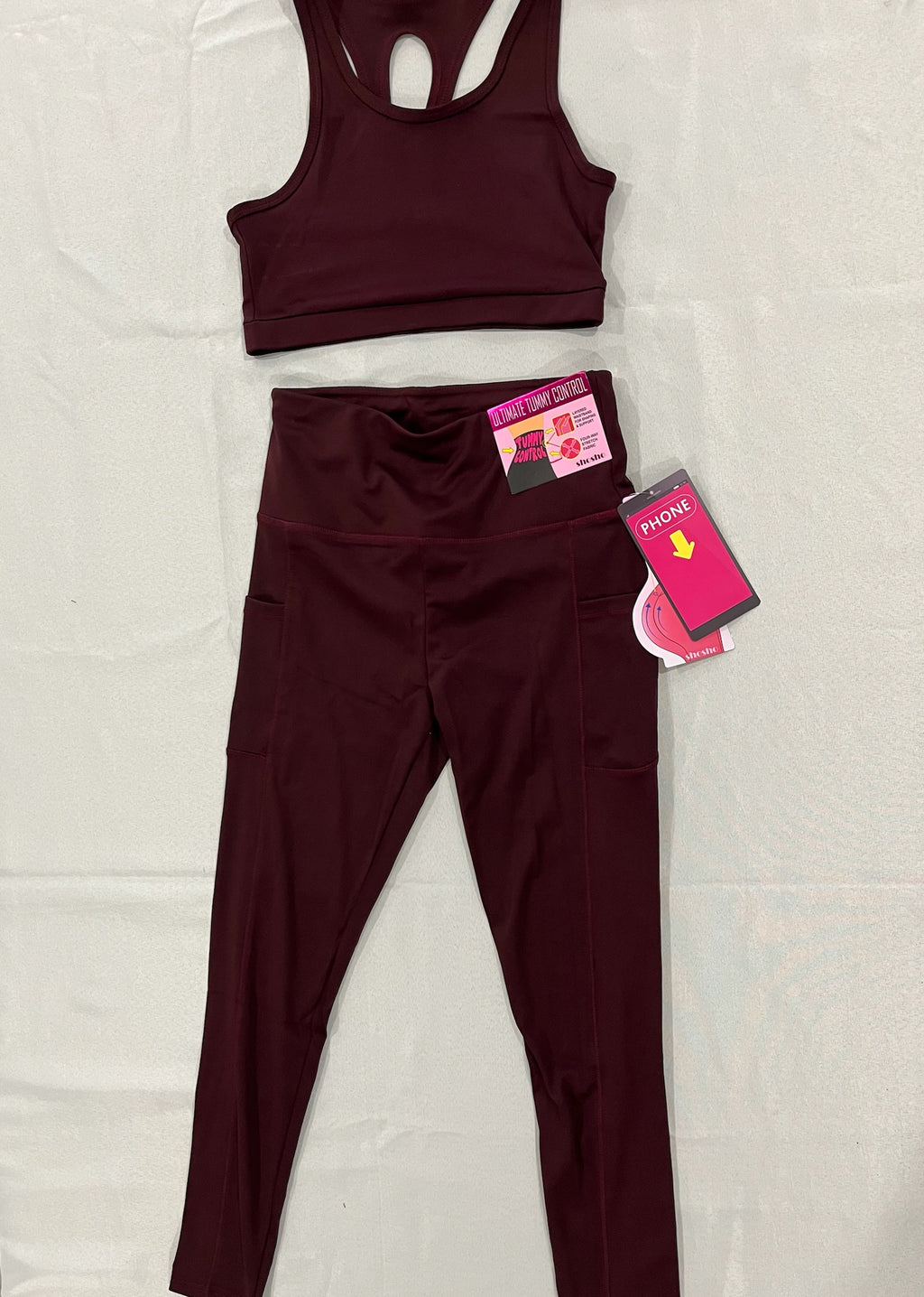 Women’s Solid Colored Two Piece Athletic Sets image 5