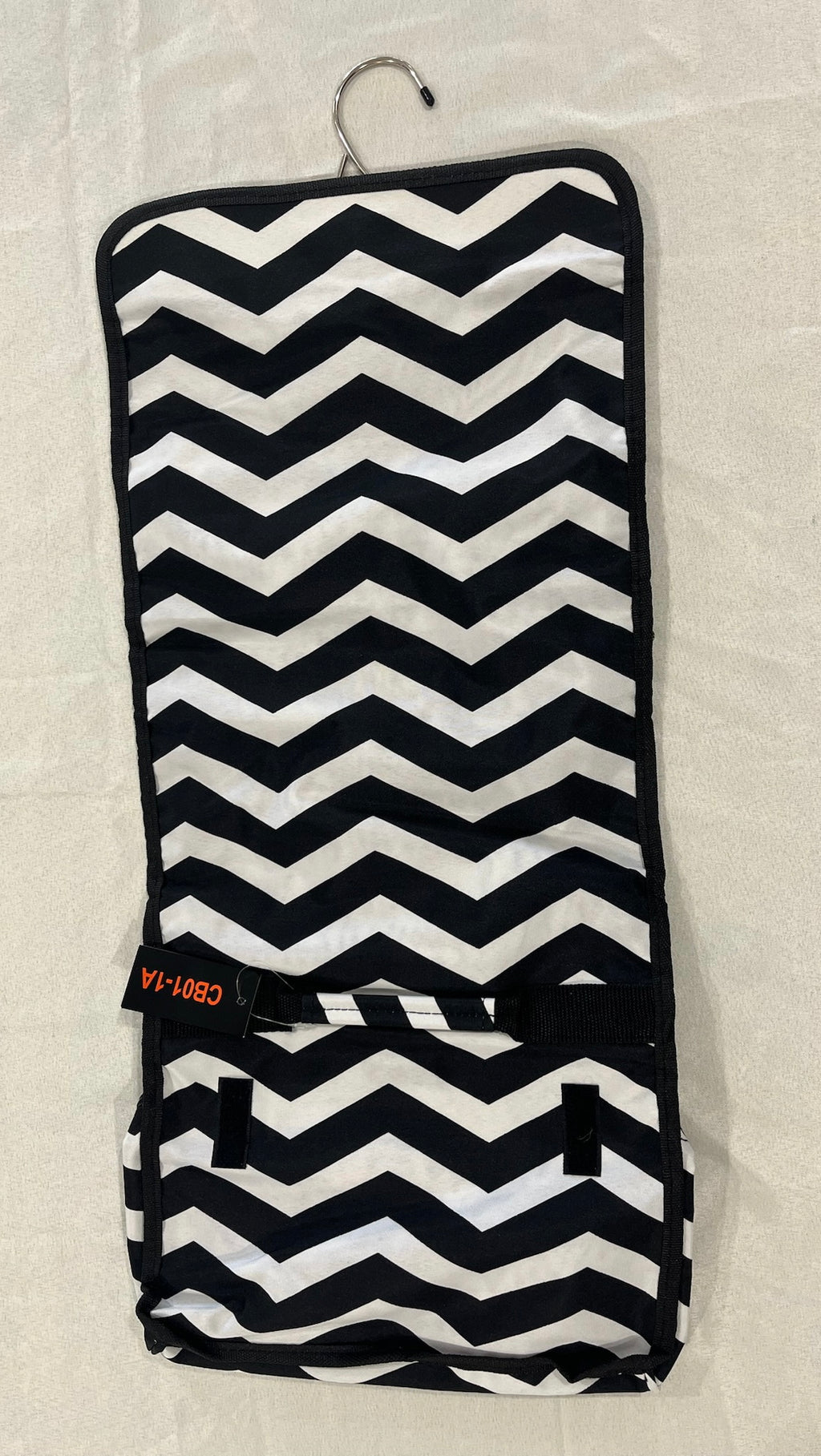 Chevron Print Traveling Cosmetic Toiletries Bag image 5