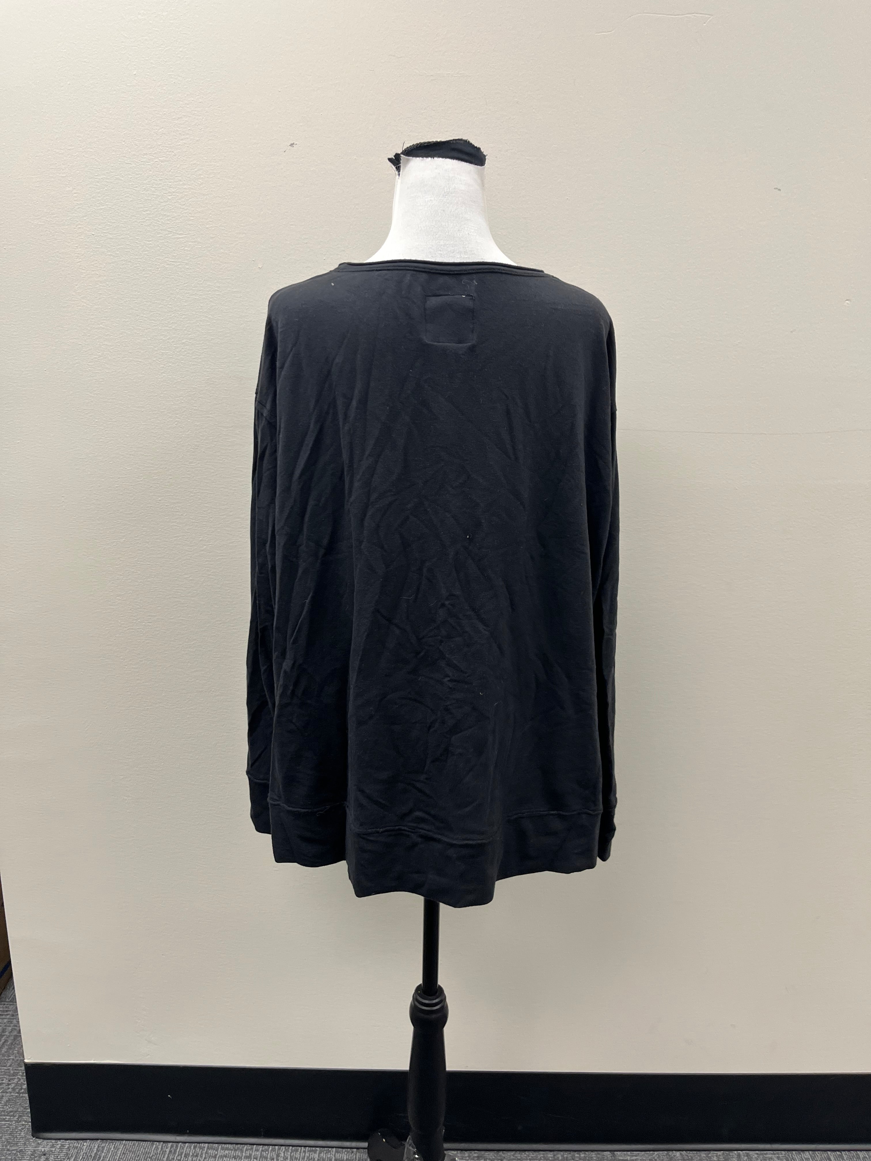 Used Women’s Black Hustle is my Love Language Long Sleeve Shirt