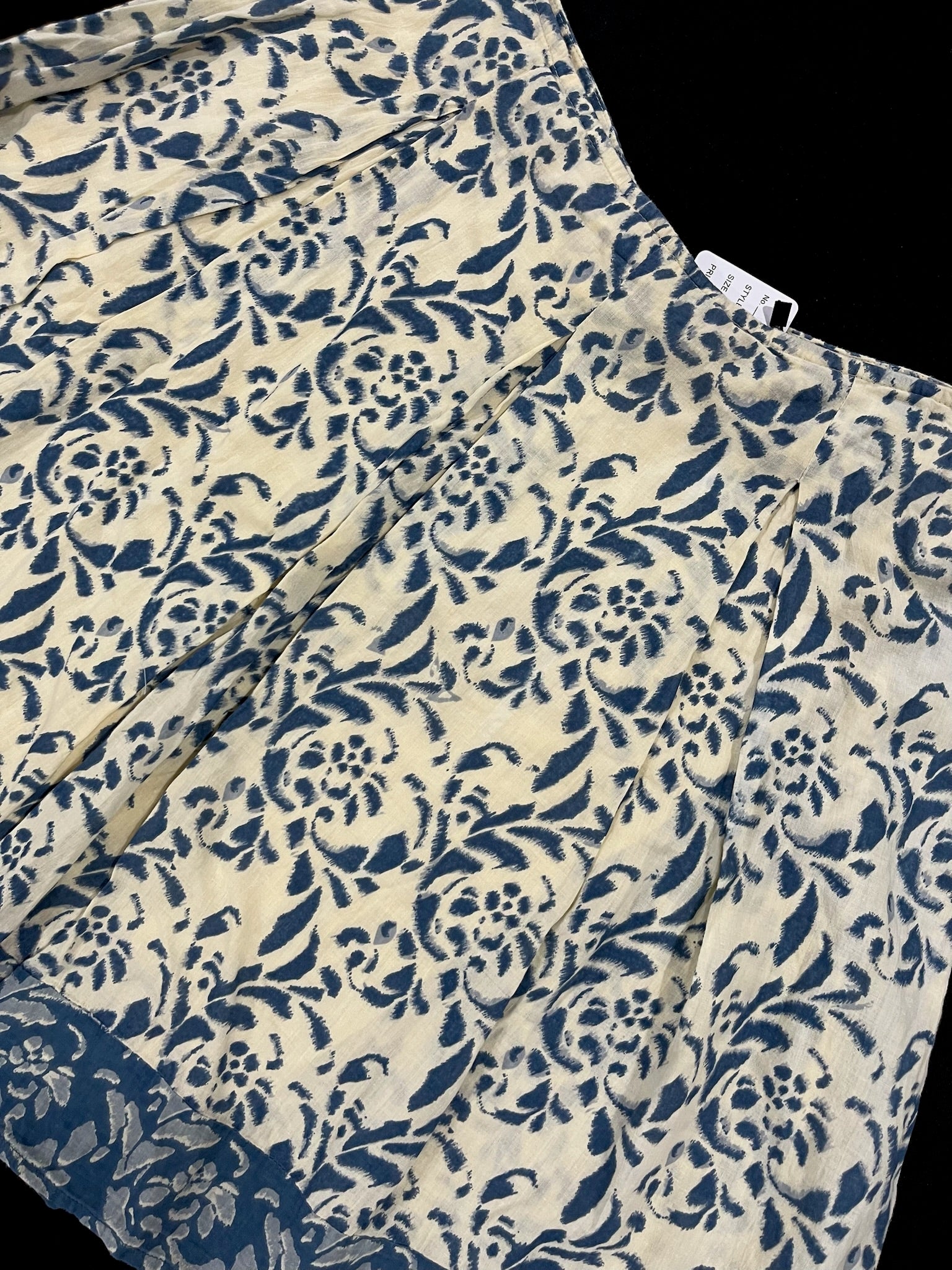 Women’s Blue Boho Skirt image 3