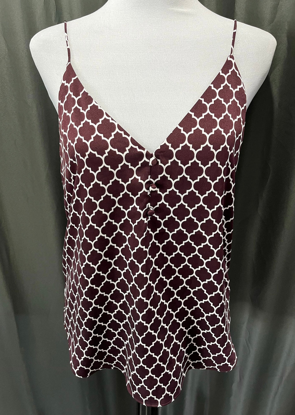 Dark Purple And White Tank Too image 0