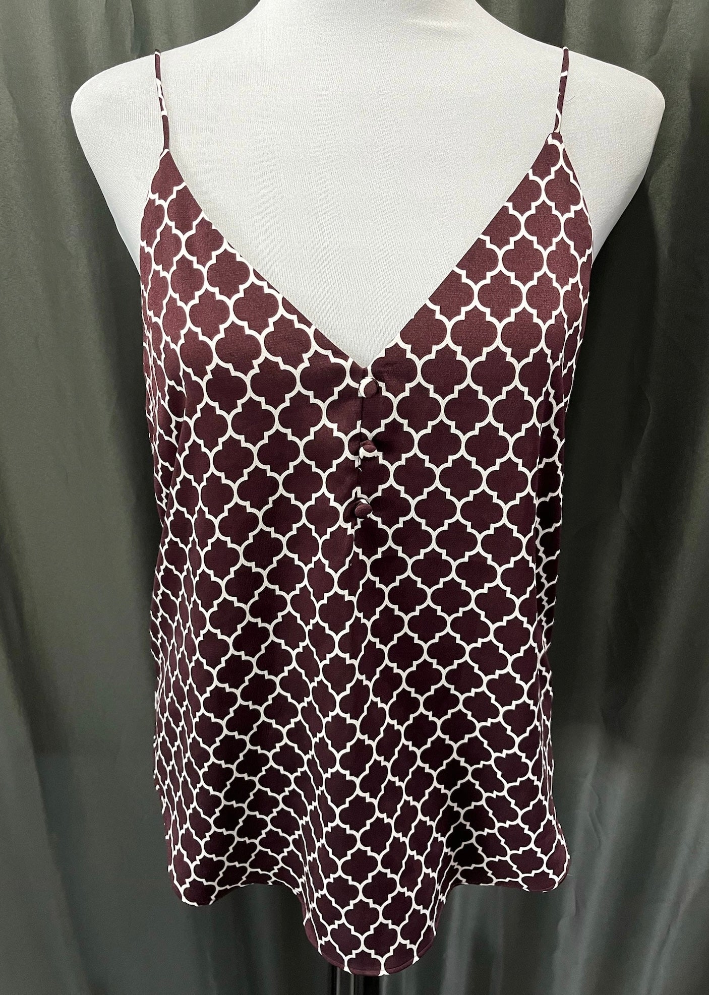 Dark Purple And White Tank Too image 0