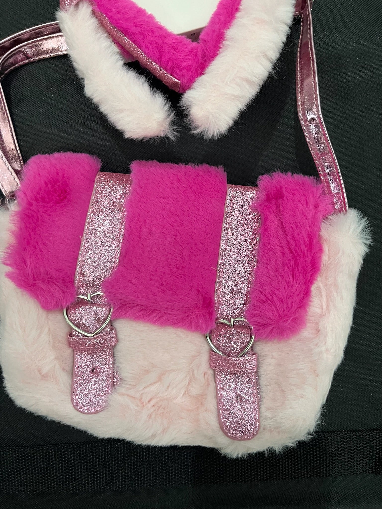 3 Piece Plush Purse & Headbands Set image 1