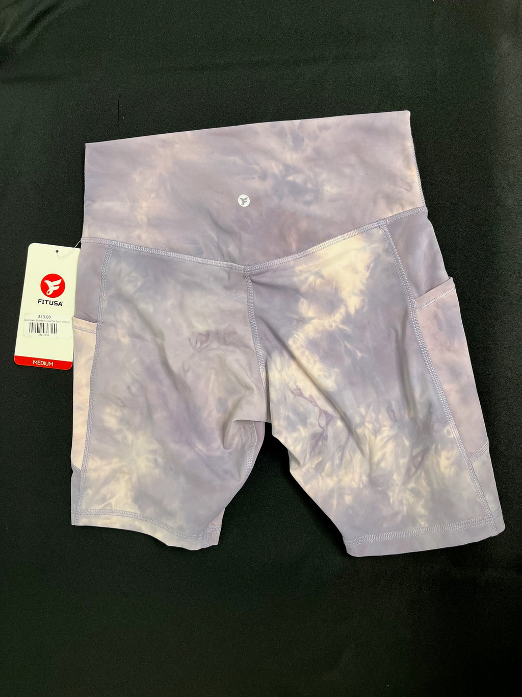 Women’s Tie Dye Exercise Shorts image 2