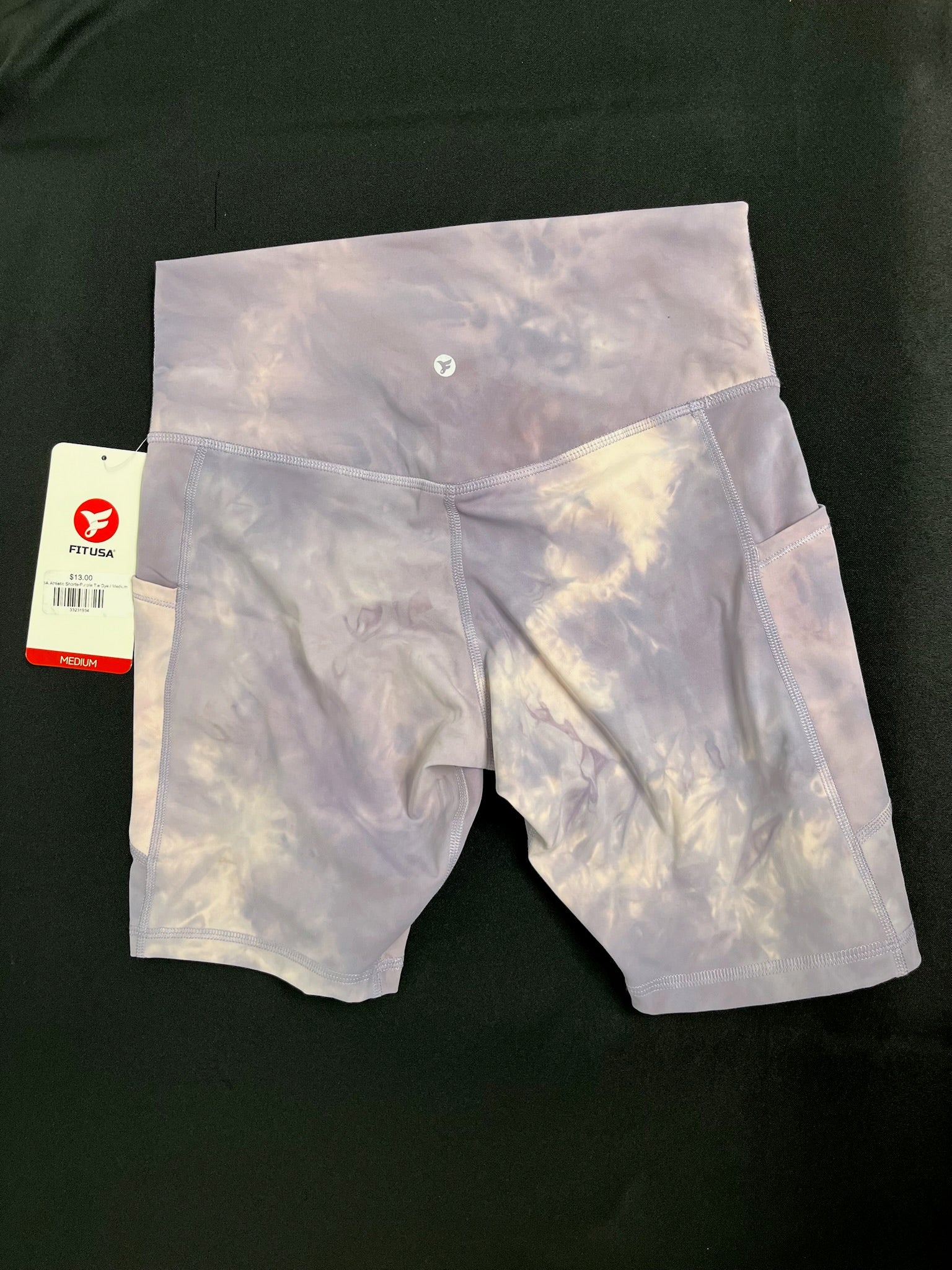Women’s Tie Dye Exercise Shorts image 2