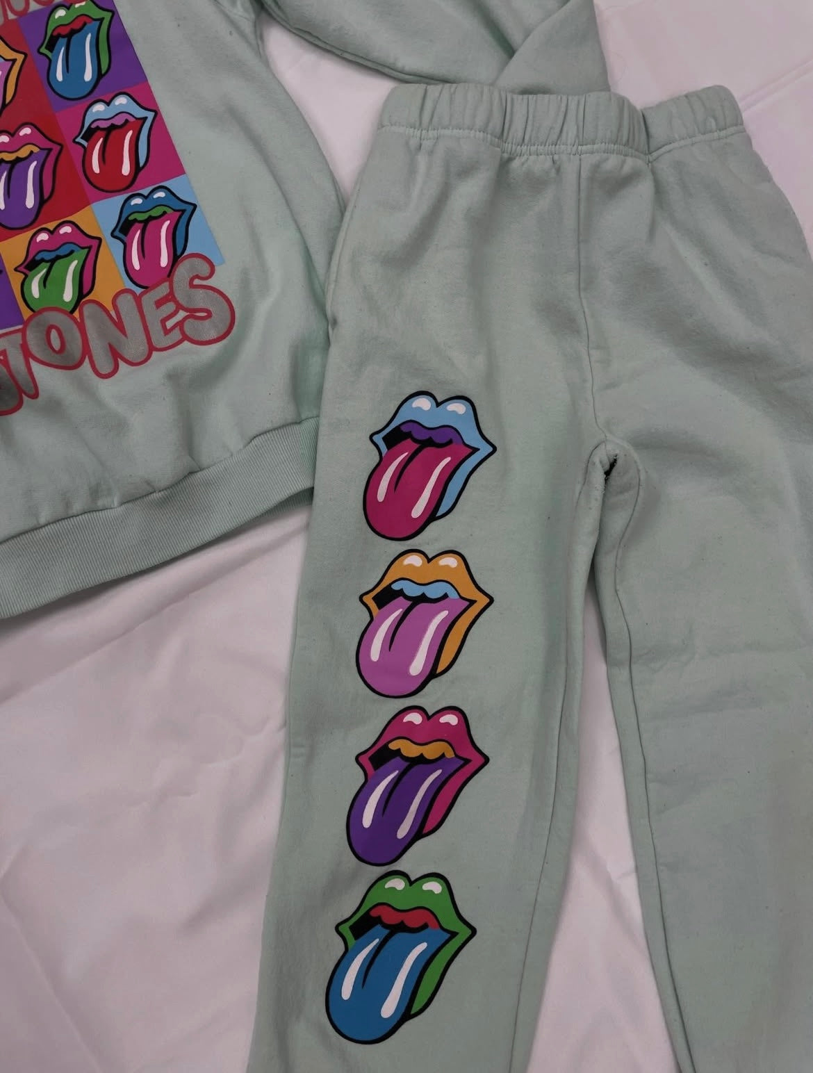 Used Two Piece Girls Sweatsuit
