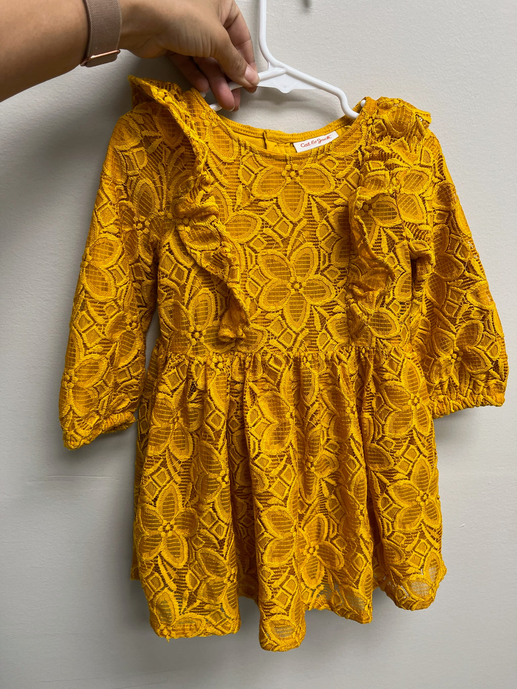 Used Girls Yellow Dress