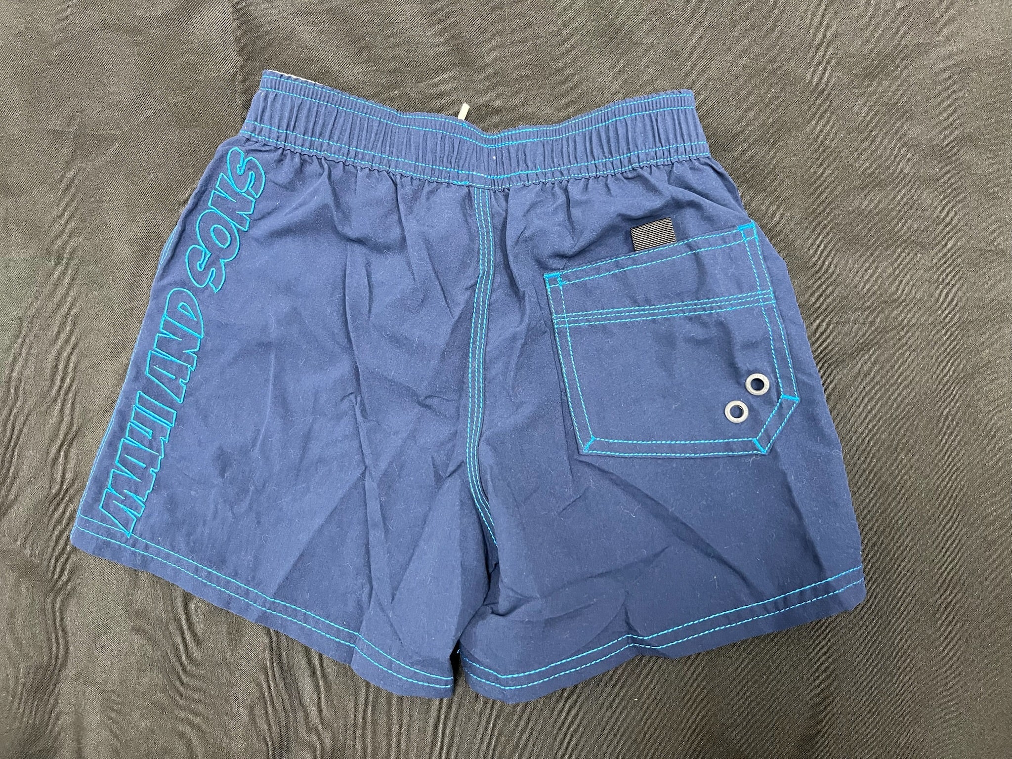 Boys Blue Swim Trunks