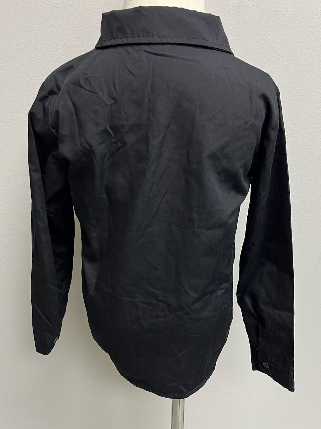 Used Boys Black Button Up Shirt
