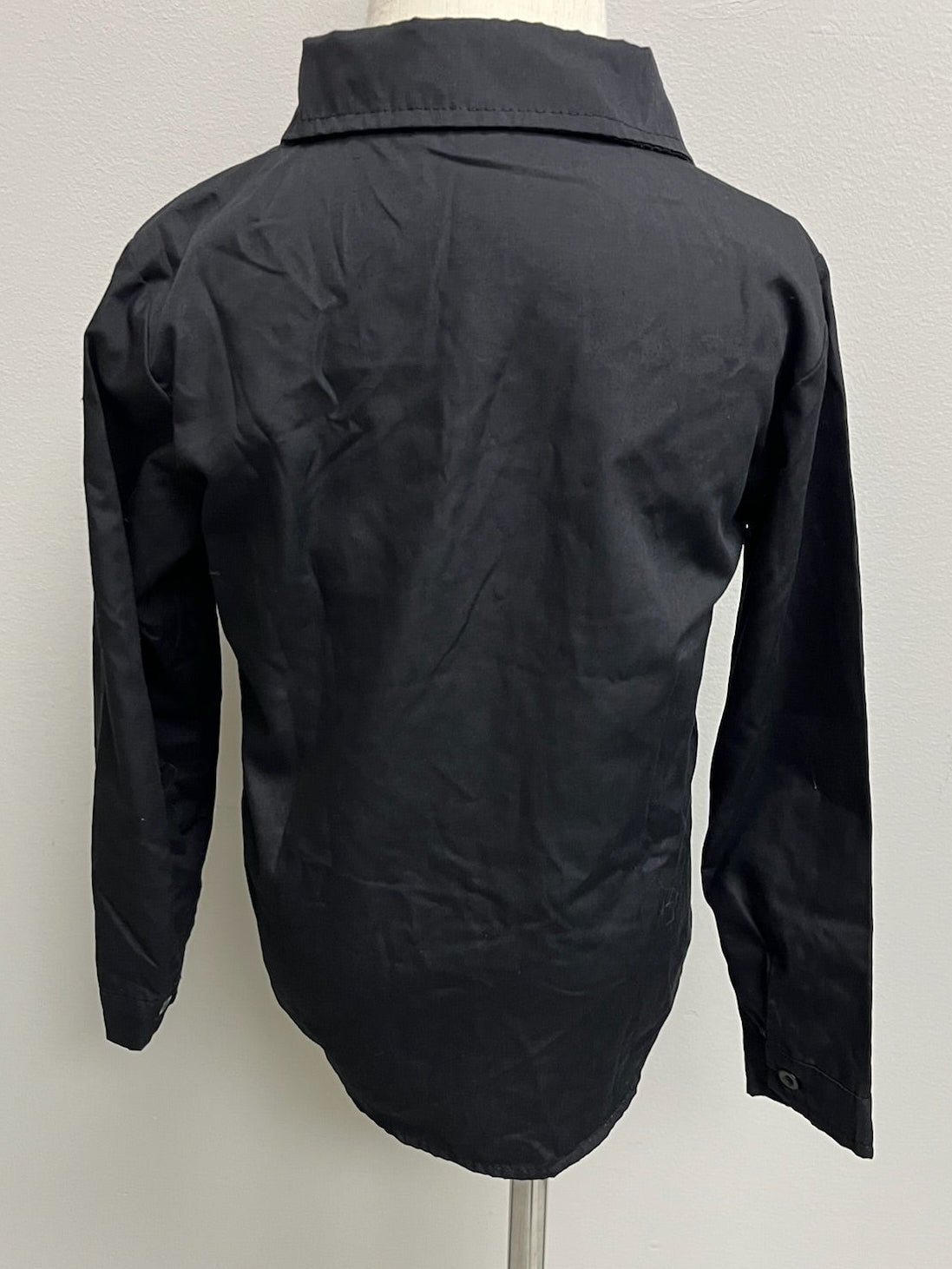 Used Boys Black Button Up Shirt