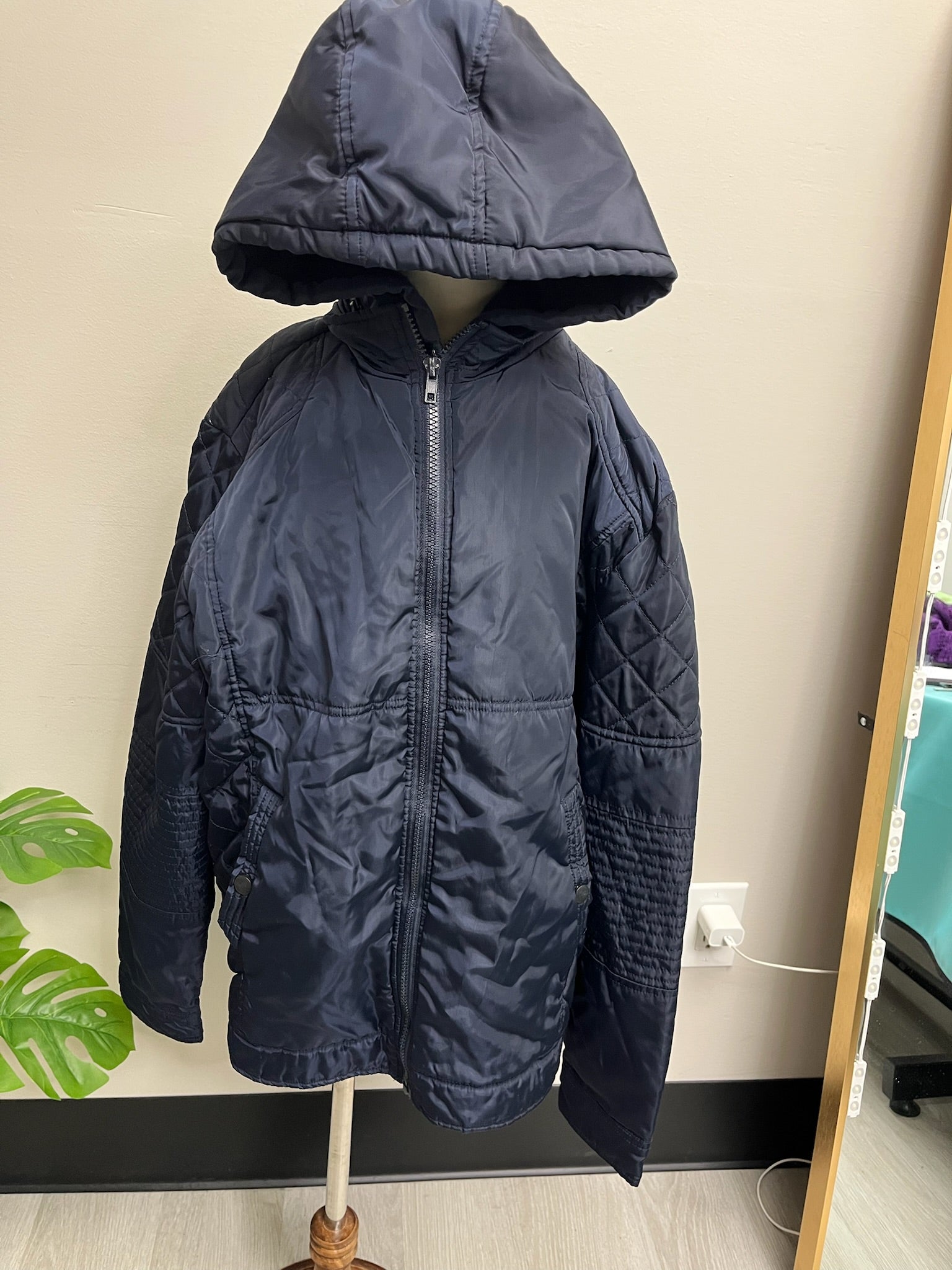 Used Unisex Children’s Navy Blue Rain Jacket