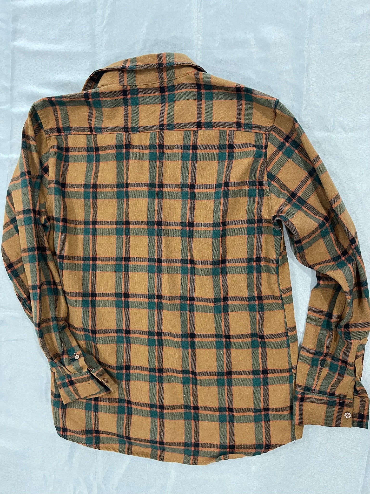 Men’s Brown Flannel Shirt image 2