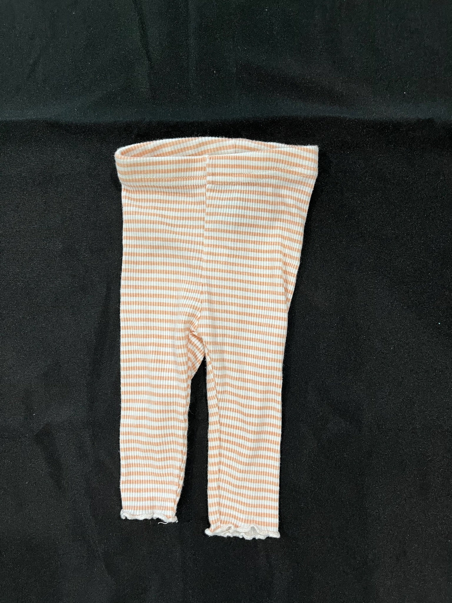 Pink Striped Leggings image 0