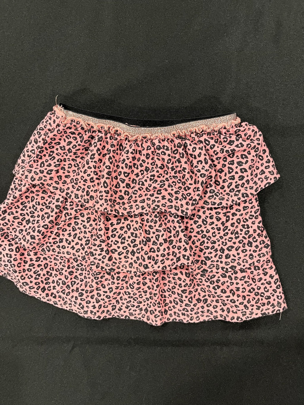 Girls Pink Leopard Skirt image 2