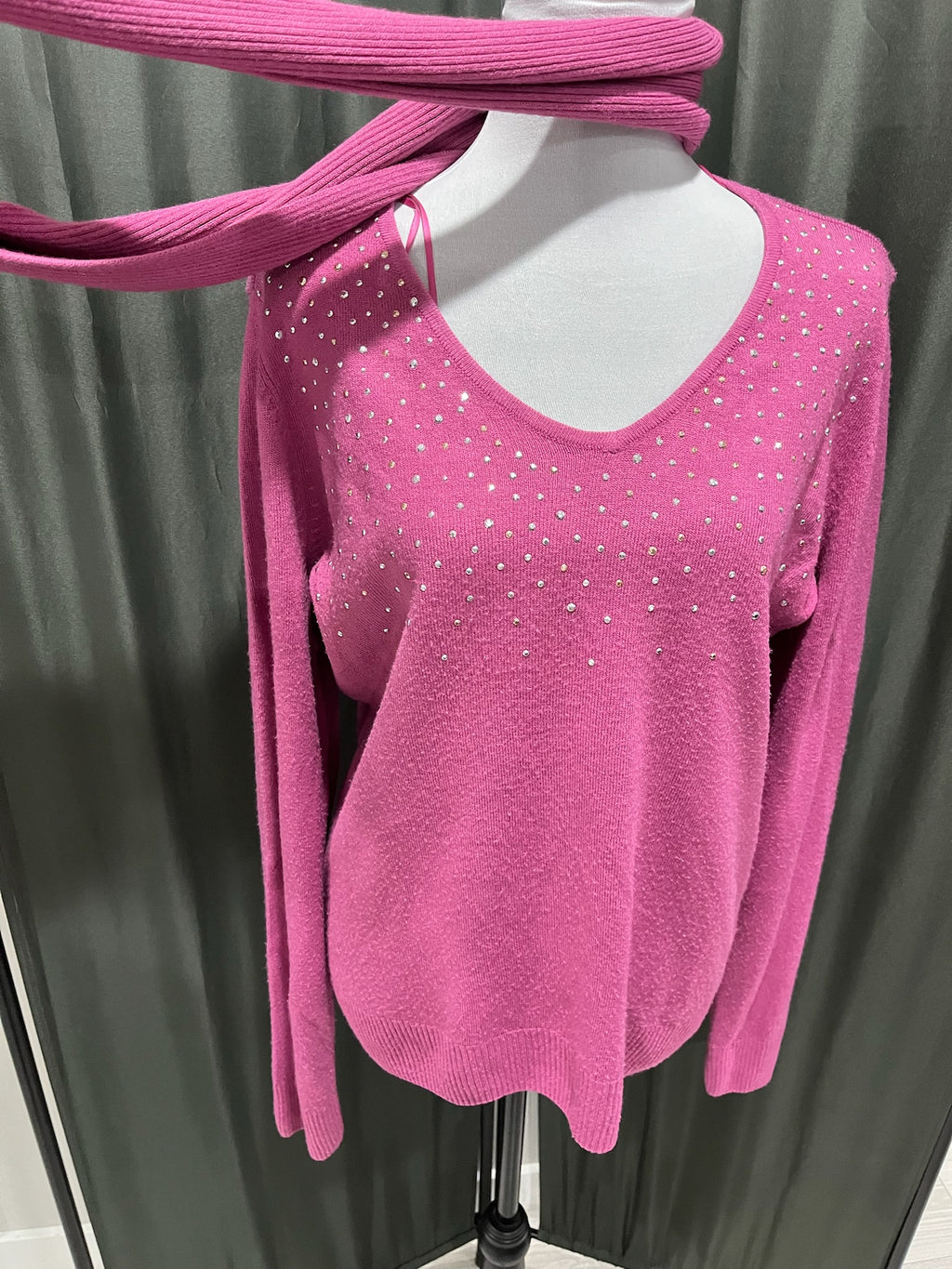 Light Purple Scarf & Shirt Set image 1