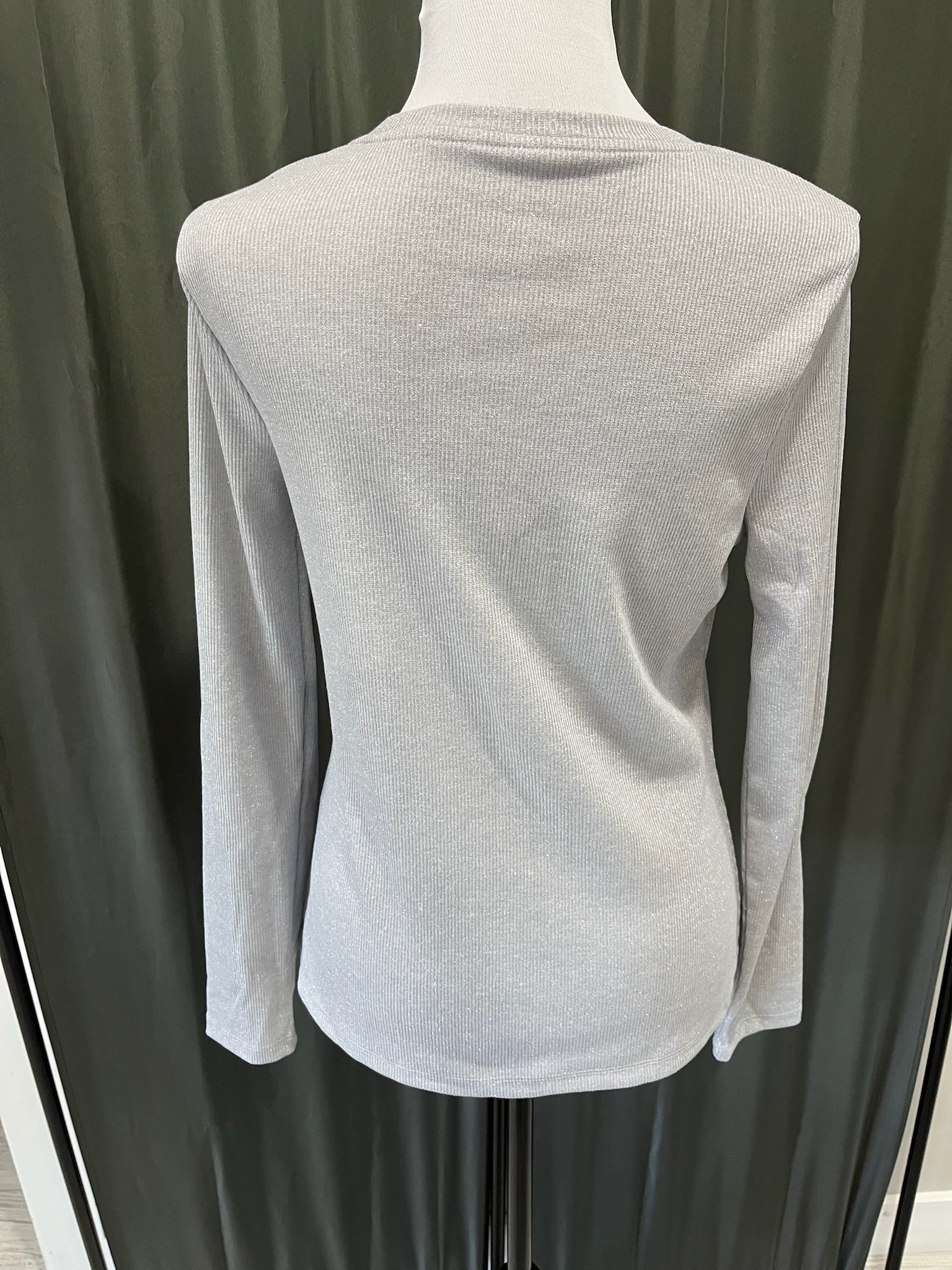 Women’s Silver Long Sleeve Shirt image 2