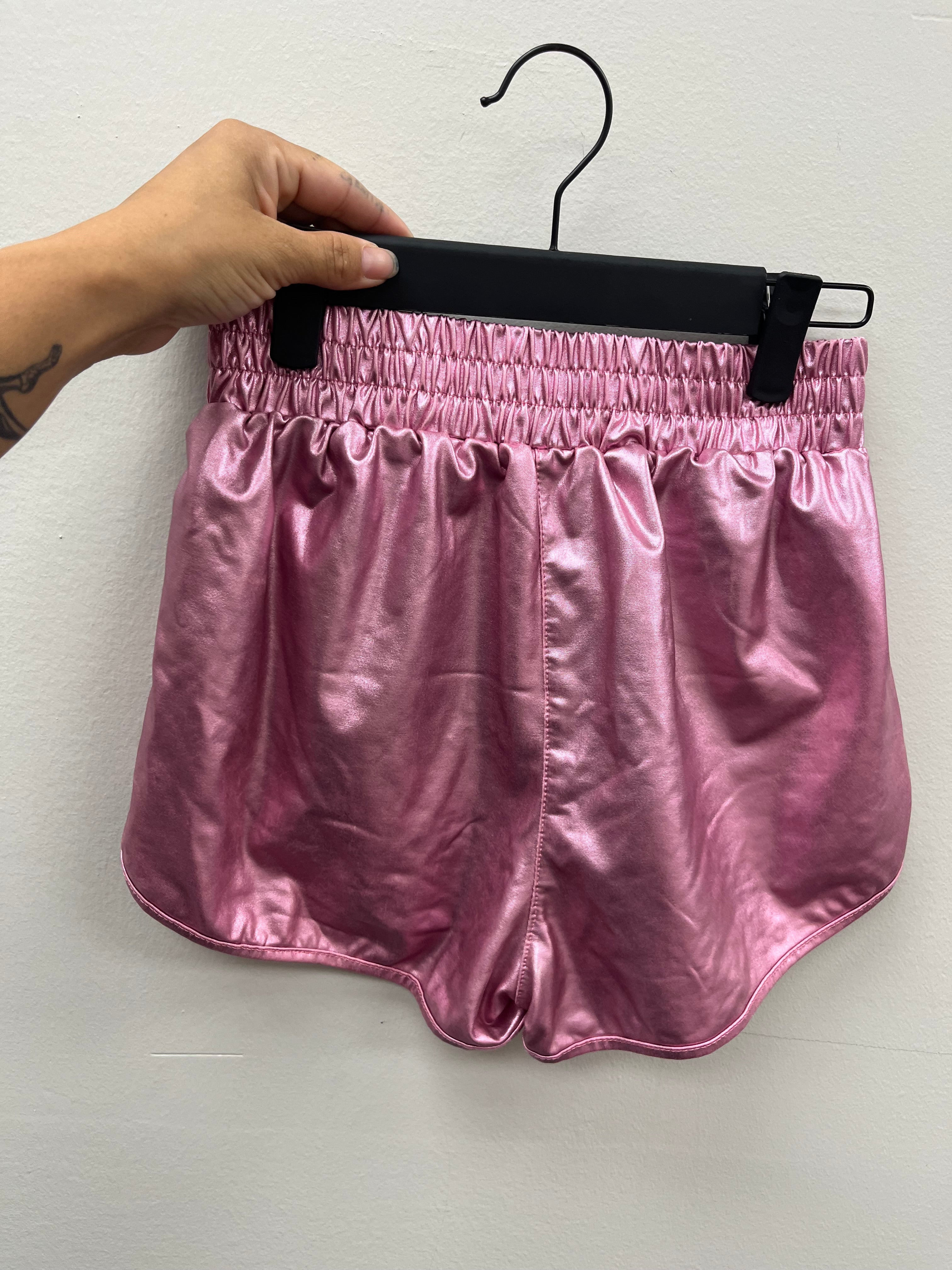 Used Girls Shiny Shorts