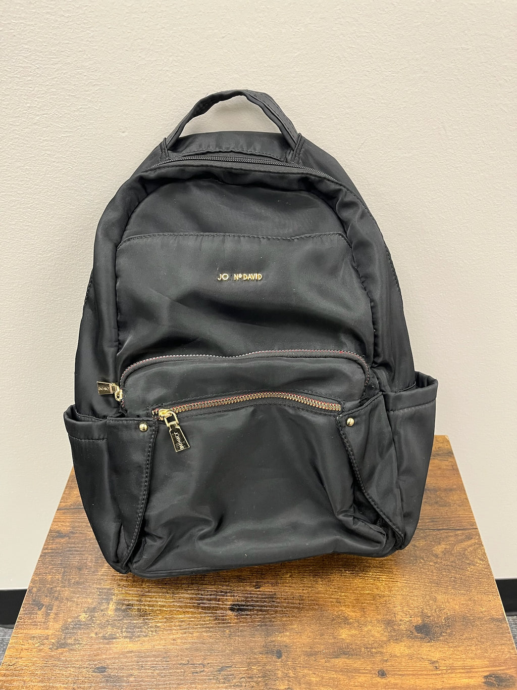 Used Black Backpack