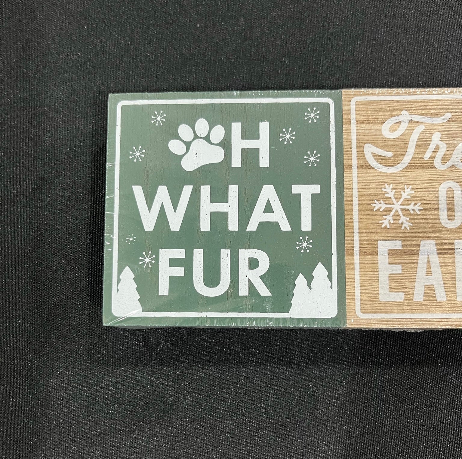 3 Piece Mini Wood Signs image 1