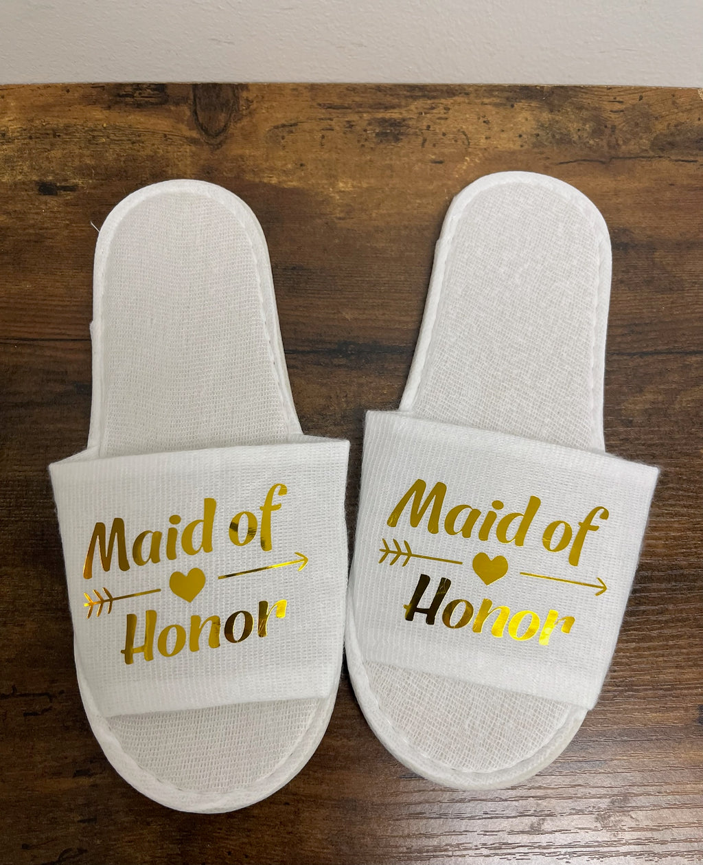 New Maid Of Honor Slippers