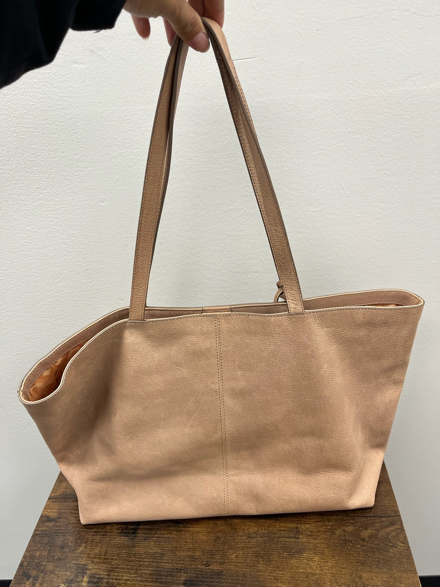 Used Two Piece Beige Tan Purse & Wallet Set