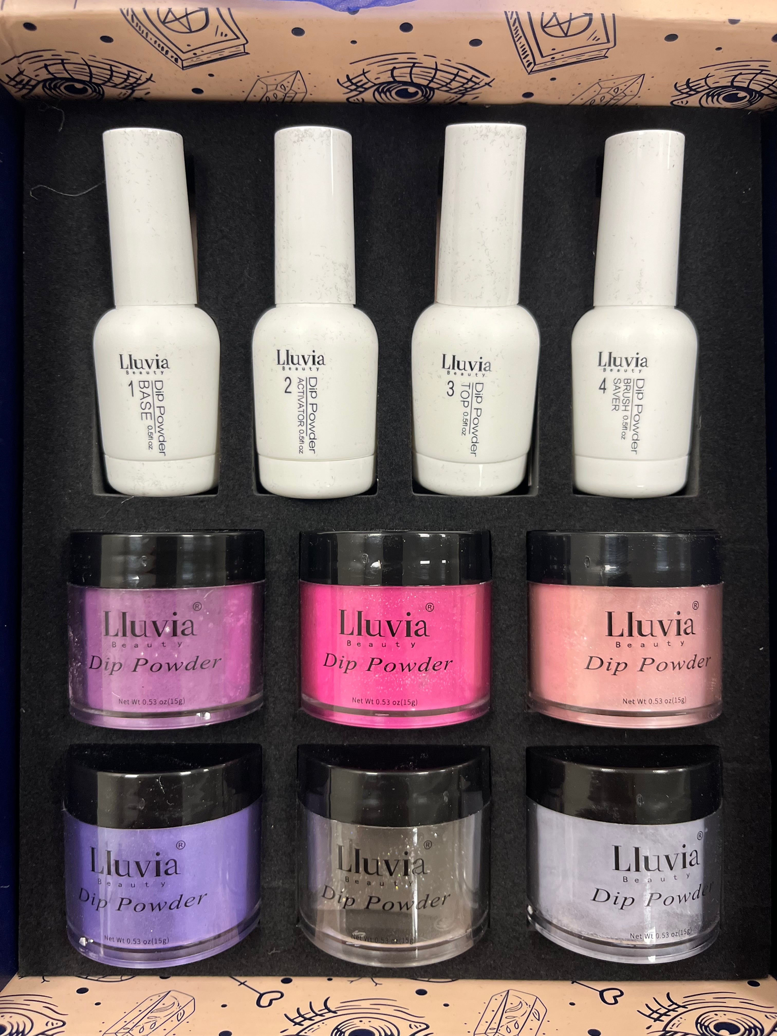 New 6 Dip Colored Powder Gel Nail Sets